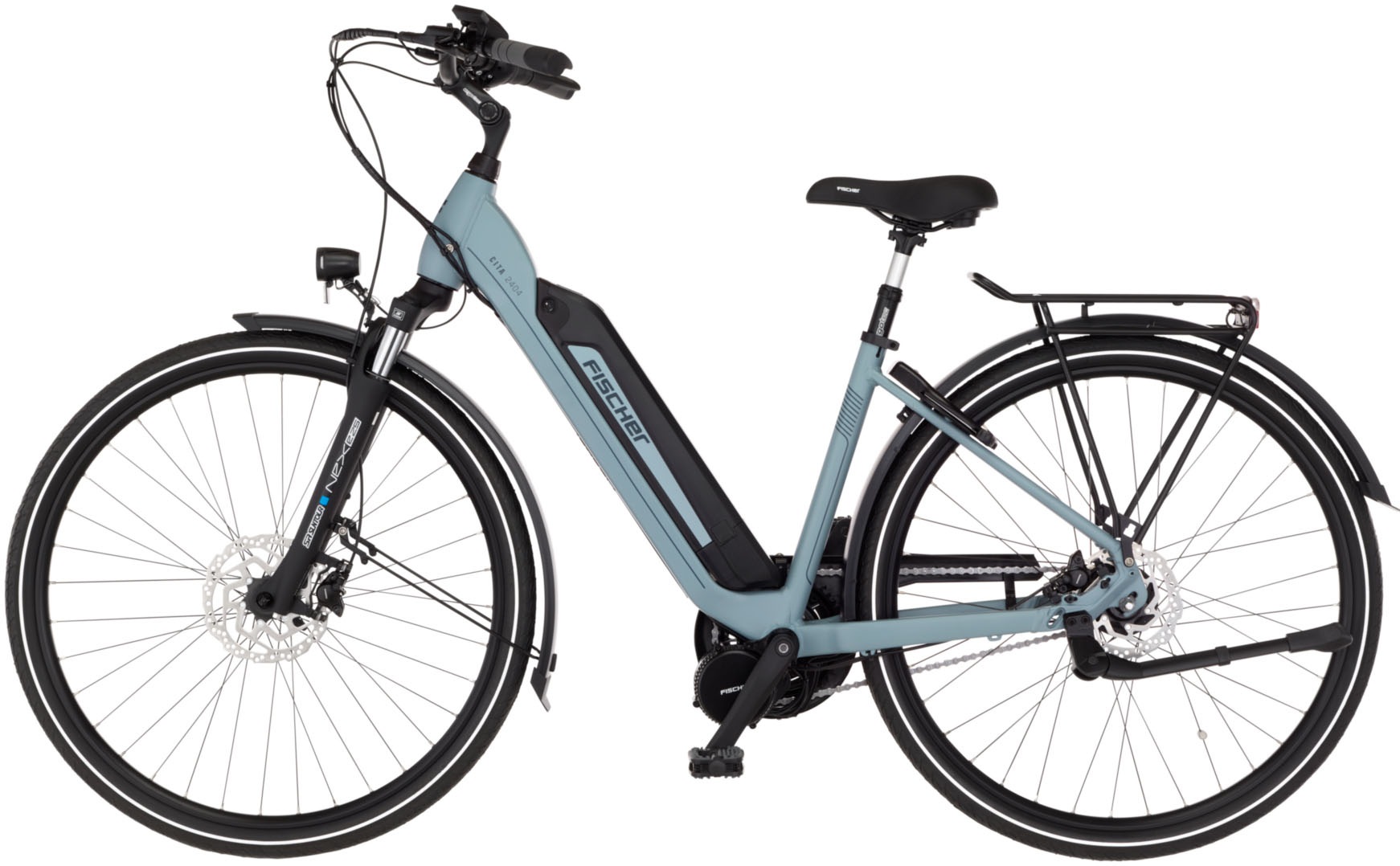 FISCHER Fahrrad E-Bike »CITA 2404 688 43«, 7 Gang, Shimano, NEXUS, (mit Akku-Ladegerät-mit Werkzeug)