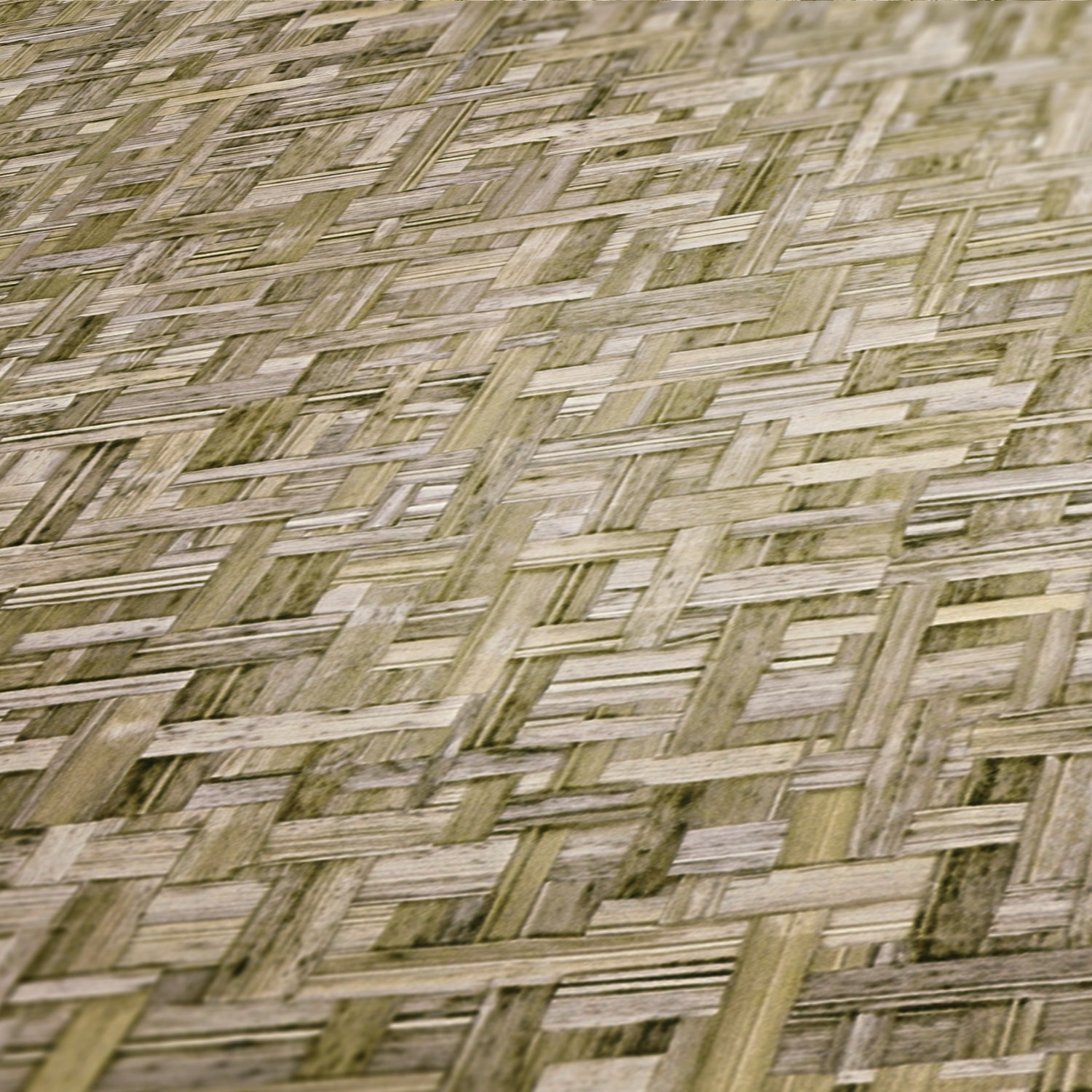 Architects Paper Vliestapete »Jungle Chic«, Flechtoptik-gemustert-Motiv, Tapete Holzoptik Tapeten Wohnzimmer Schlafzimmer Küche Flur Design