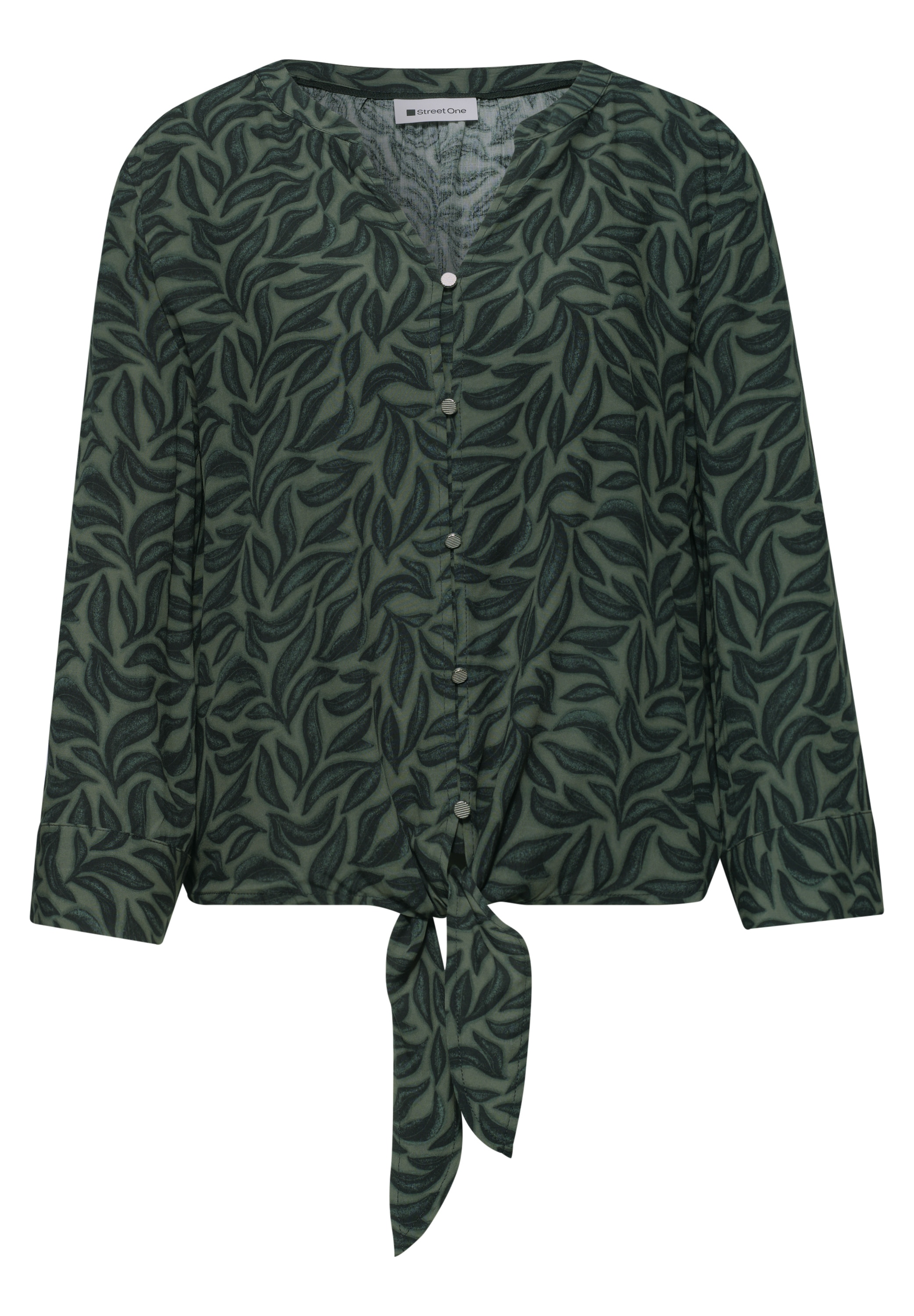 STREET ONE Druckbluse 3/4-Arm Sommerbluse mit floralem Muster