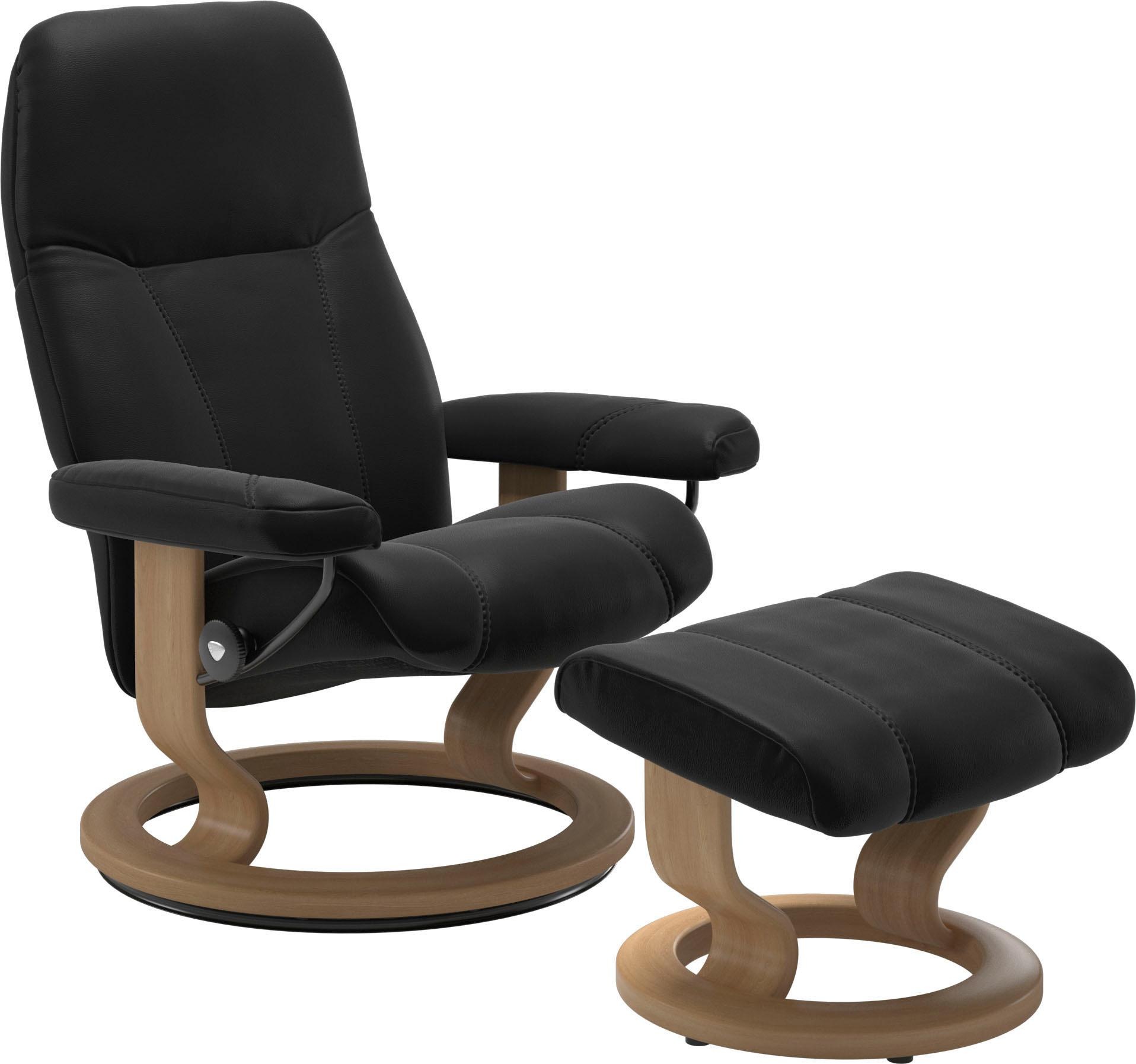 Stressless® Relaxsessel »Consul«, (Set, Relaxsessel mit Hocker), mit Hocker günstig online kaufen