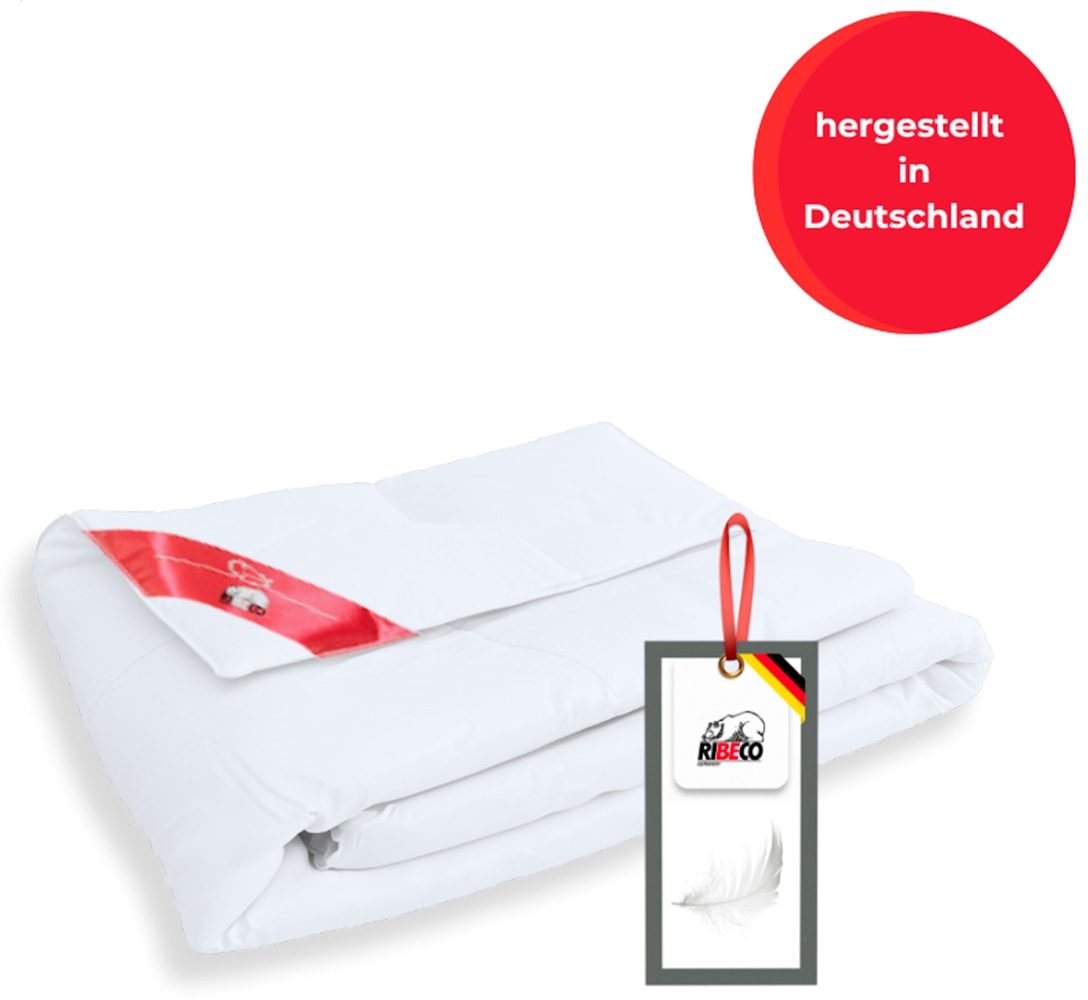 RIBECO Daunenbettdecke »Johanna« leicht Füllung 80Daunen20Federn Bezug Baum günstig online kaufen
