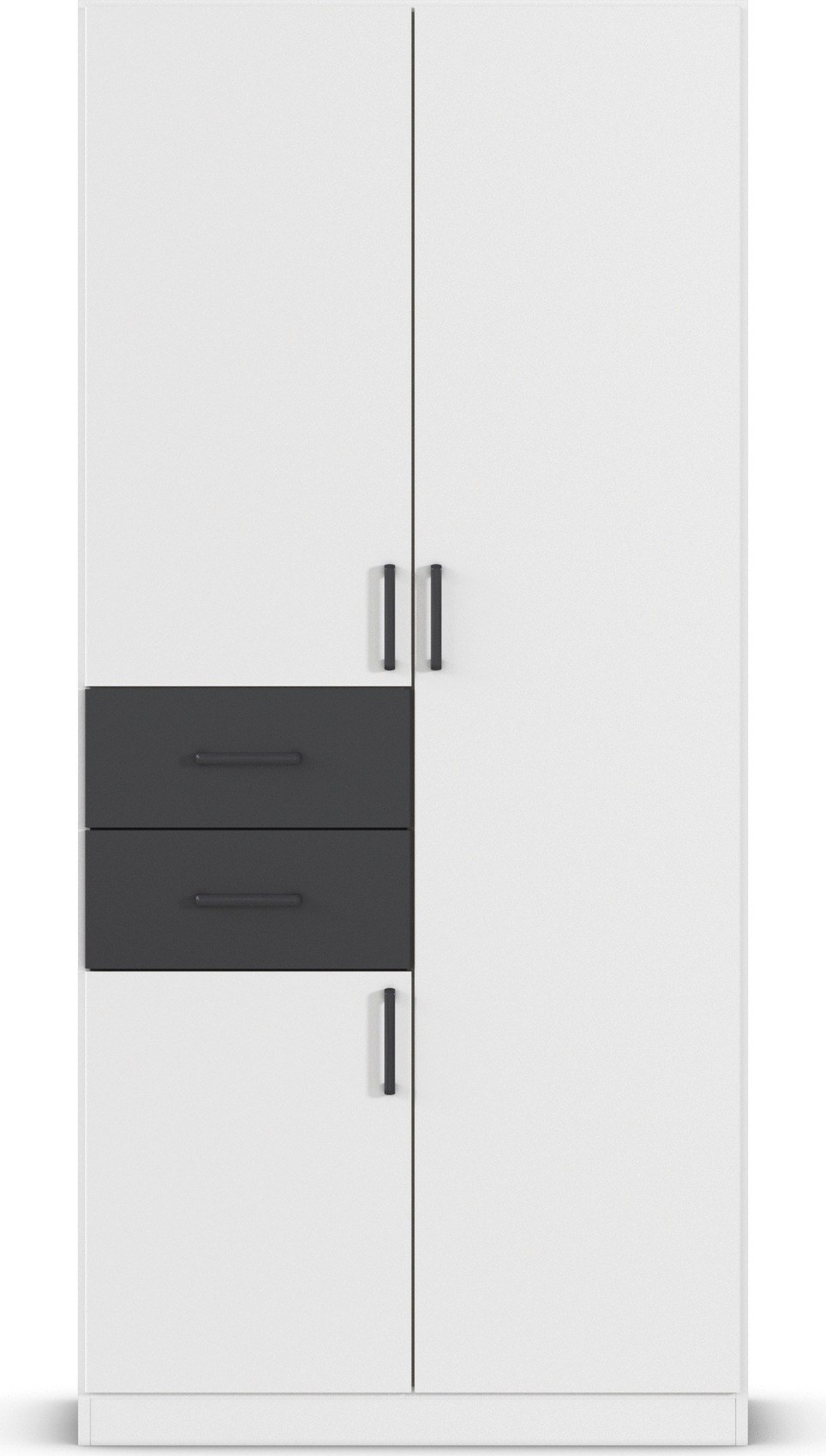 rauch Drehtürenschrank »Kleiderschrank Schrank Garderobe MAIKA mit Dekor-Front«, 2 Schubladen, in verschiedenen Breiten, Höhen, Farben, MADE IN GERMANY