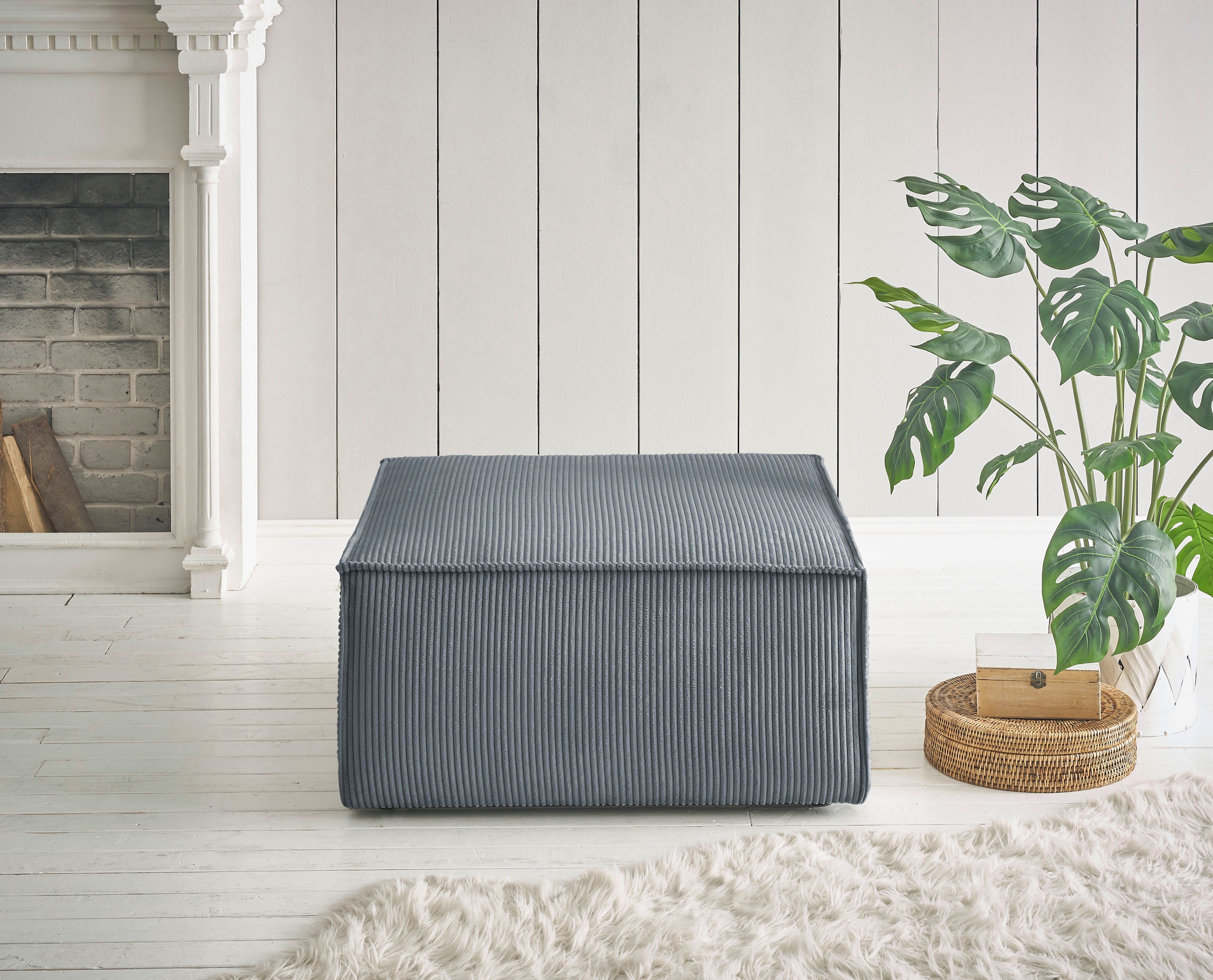 Hocker »SHERWOOD«, Hocker quadratisch, ideale Ergänzung zum Loveseat Â»SHERWOODÂ«