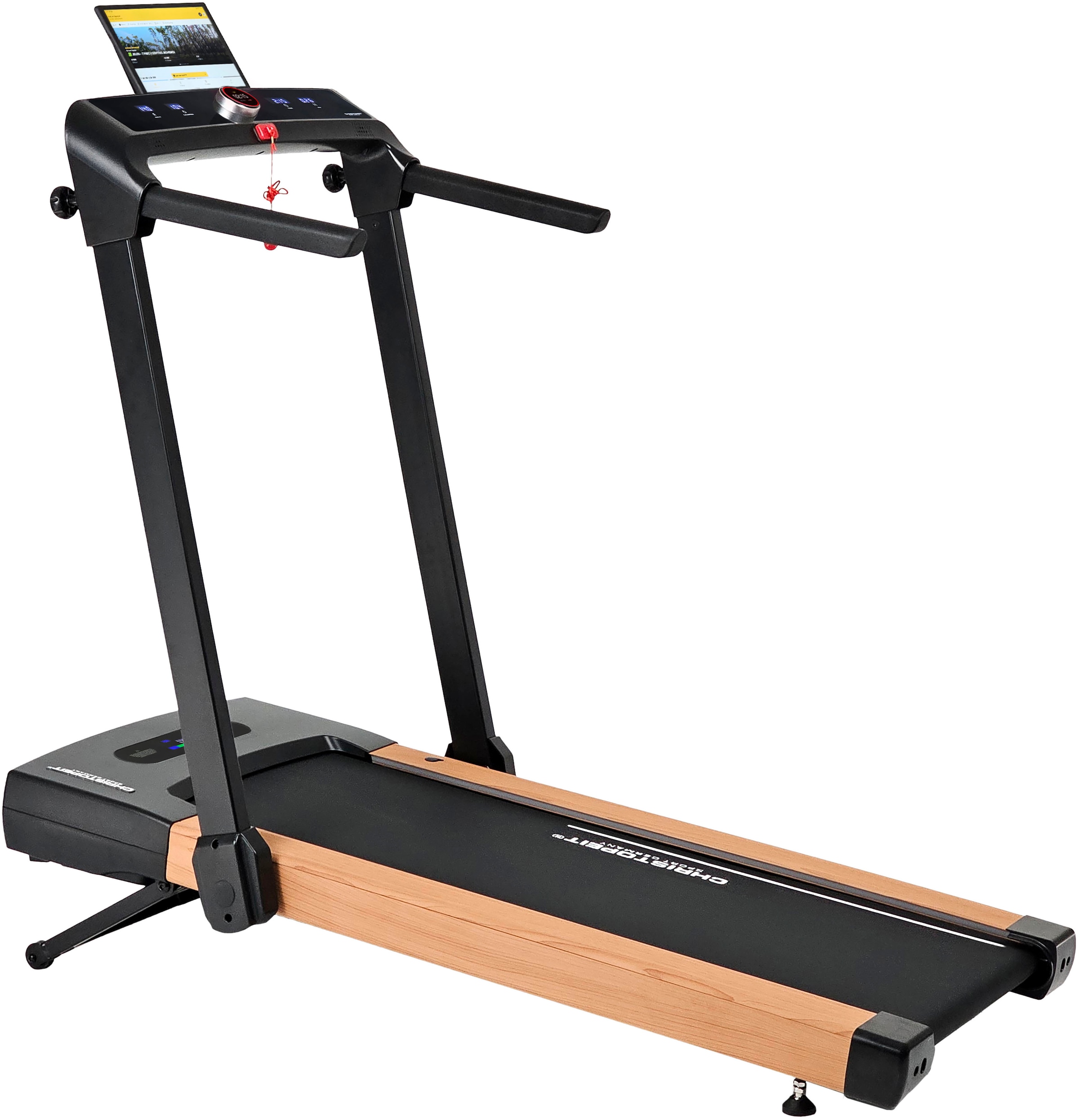 Christopeit Sport® Laufband »2 in 1 S«, (1 tlg., inkl. Bluetooth-Musikboxen), bis max. 14 km/h, klappbar