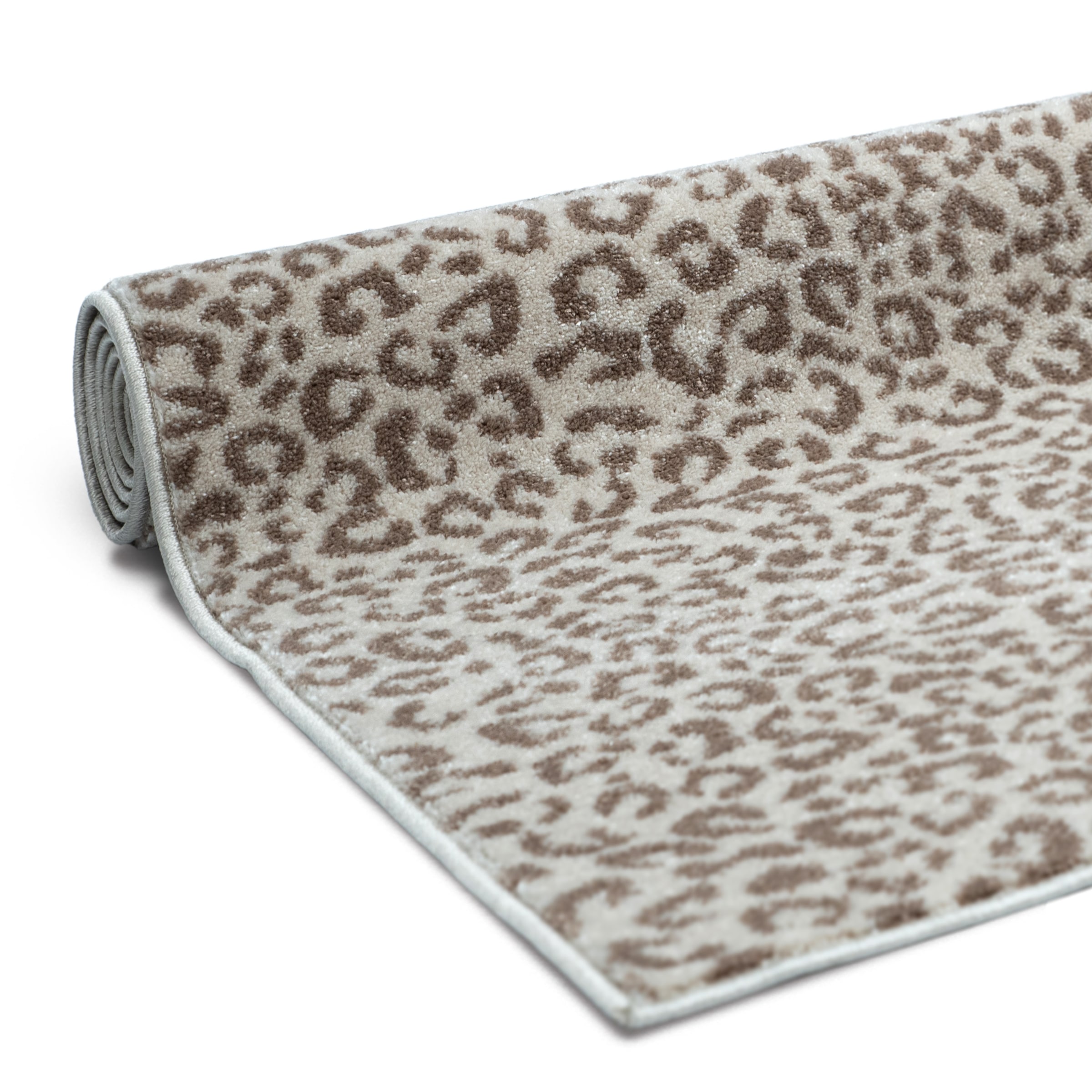OTTO home Teppich »Fynna, Leoparden-Muster, Animal Print, modern« rechteckig 9 mm Höhe Leo, besonders weicher Flor, Wohnzimmer, Schlafzimmer, Esszimmer
