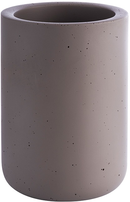 Buddy's Wein- und Sektkühler »Buddy´s Bar«, (1 tlg.), „Concrete“, hochwertiger Sektkühler aus Beton, 12 x 19 cm, möbelschonende Unterseite, Innendurchmesser 10 cm, Weinkühler geeignet für 0,7 L - 1,5 L Flaschen, Beton grau