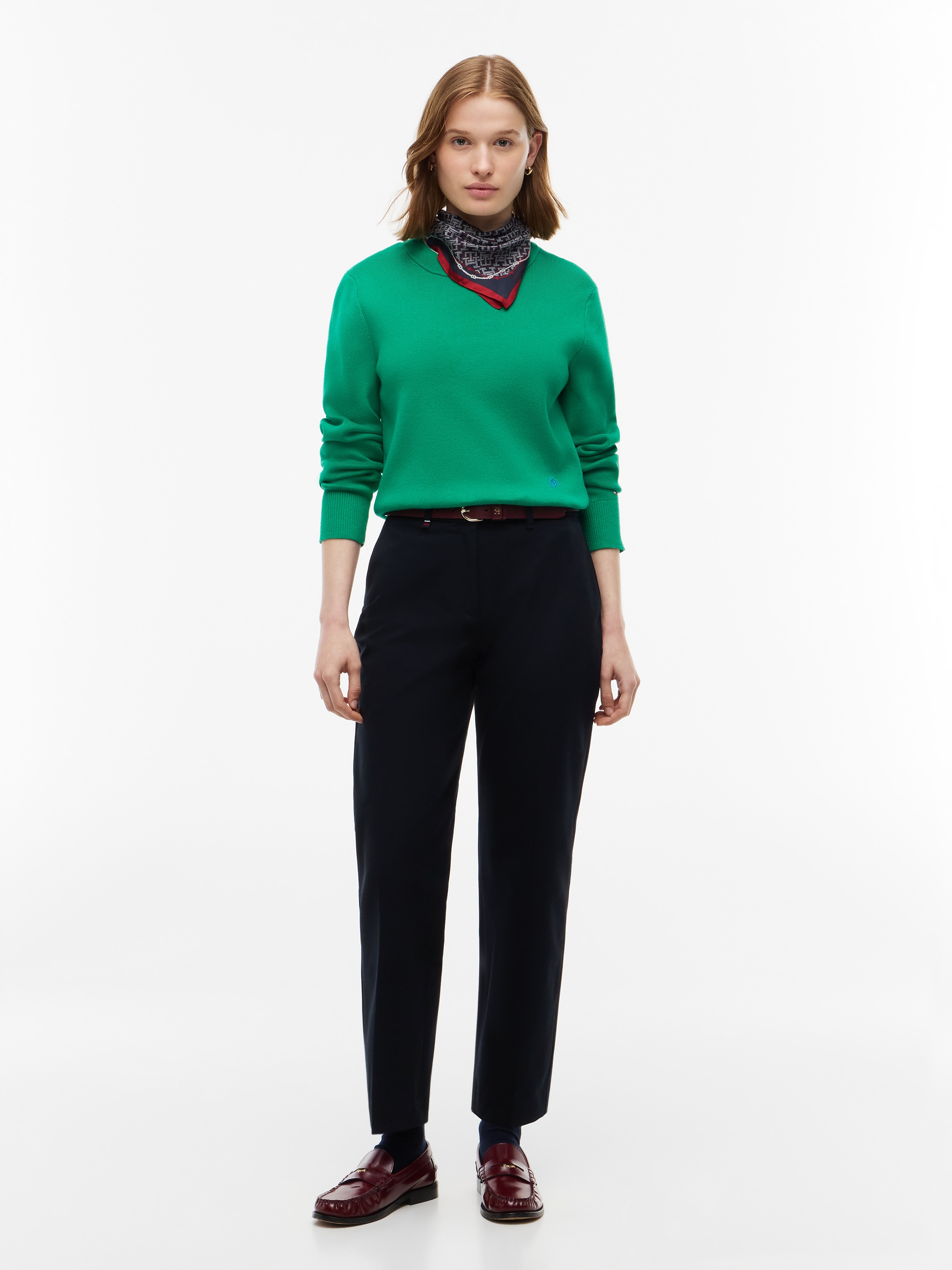 Tommy Hilfiger Anzughose »GABARDINE SLIM STRAIGHT«  Baumwollmischung, slim fit