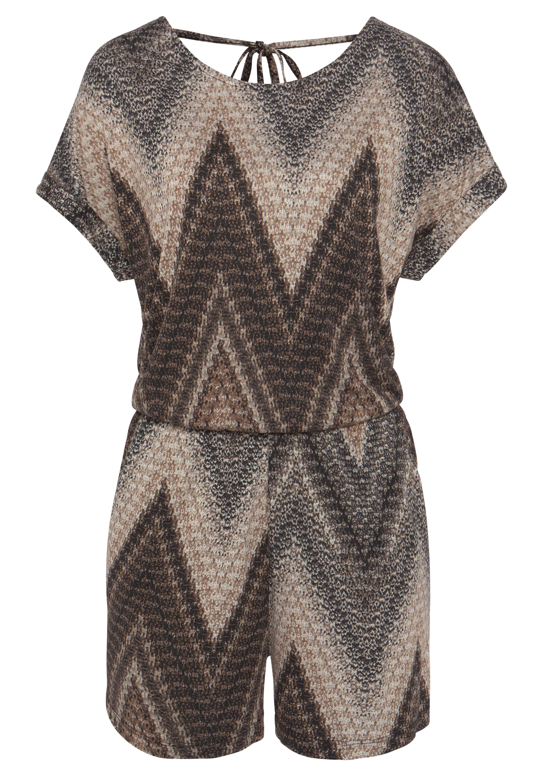 LASCANA Kurzoverall mit tiefem Rückenausschnitt