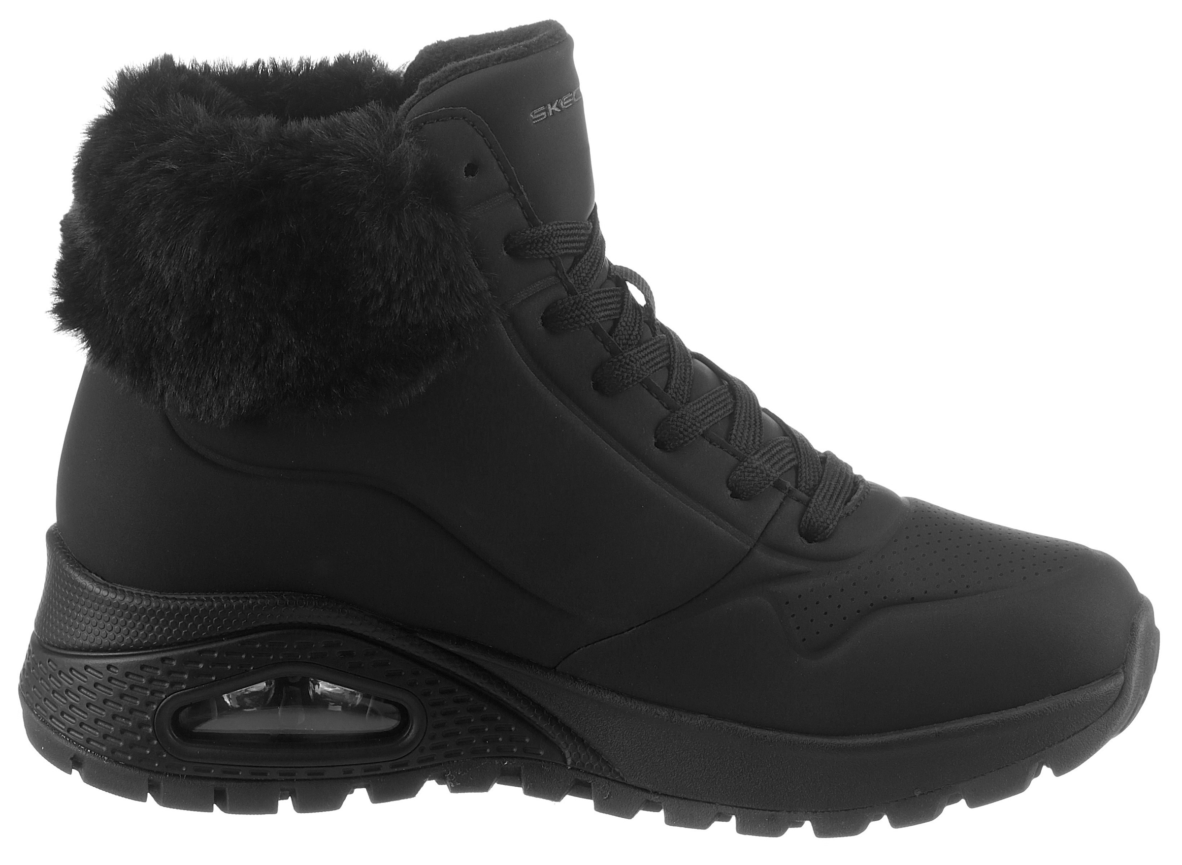 Skechers Schnürboots »UNO RUGGED - FALL AIR«, Winterboots mit Air-Cooled Memory Foam® Komfort-Innensohle