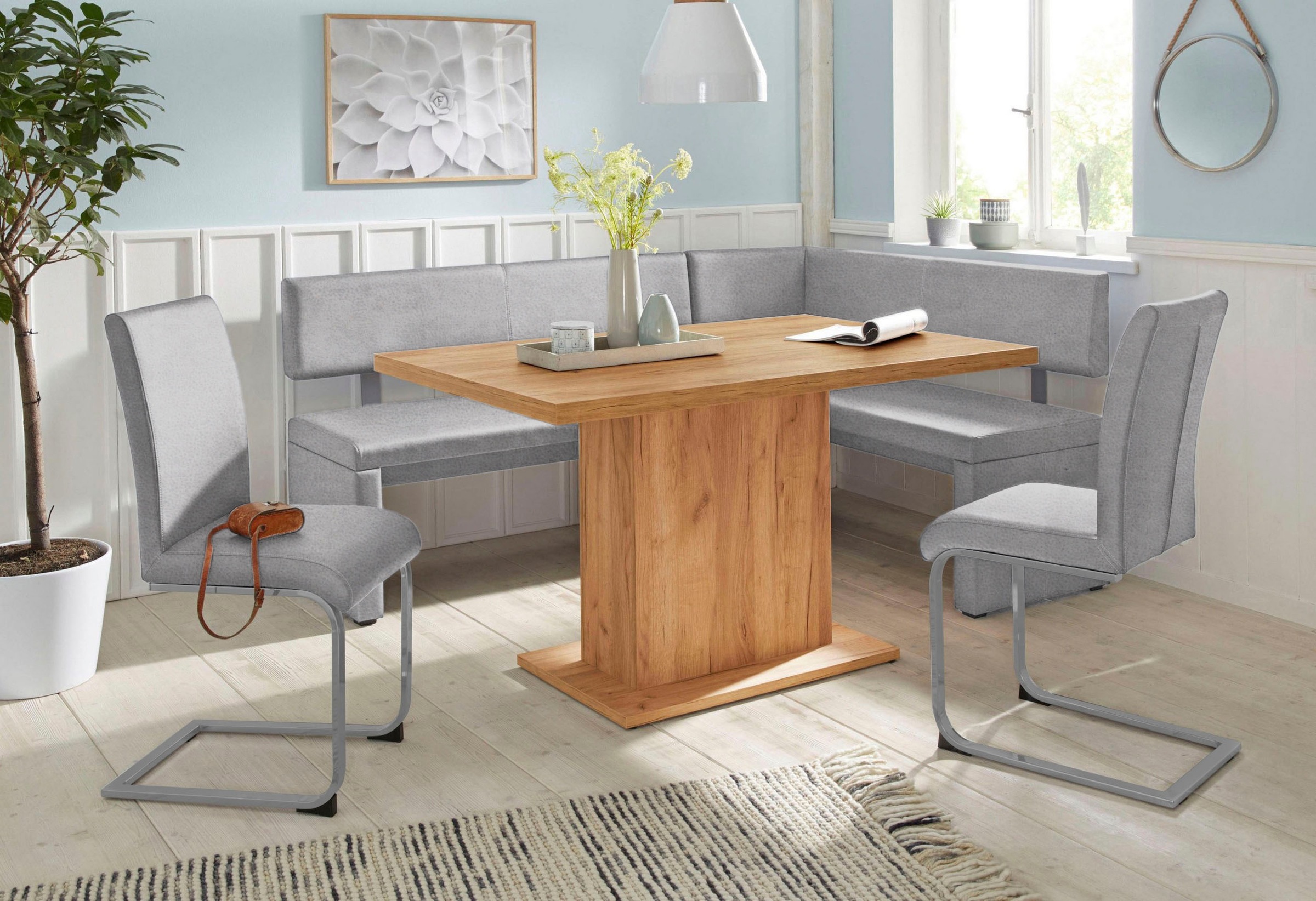 Home affaire Eckbank "Charissa" in 3 Größen, verschiedene Qualitäten günstig online kaufen