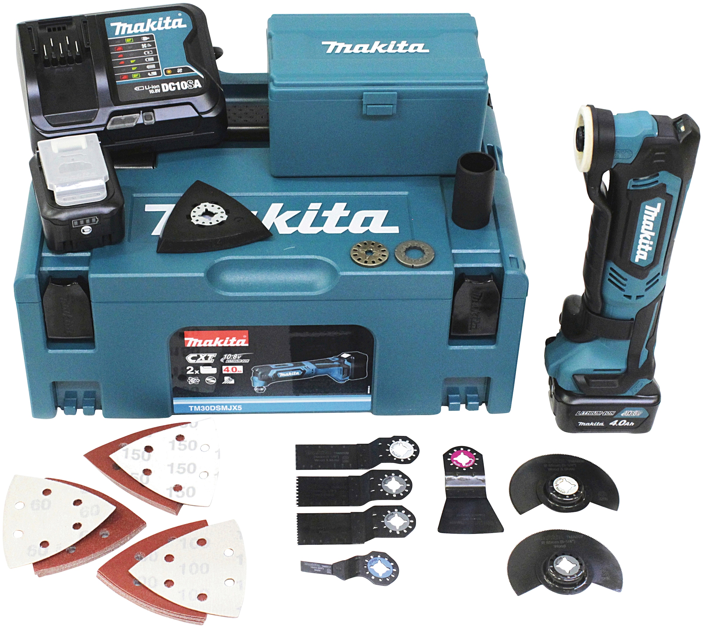 Makita Akku-Multifunktionswerkzeug »TM30DSMJX5«, mit 2 Akkus 12V/4 Ah und  Ladegerät online kaufen
