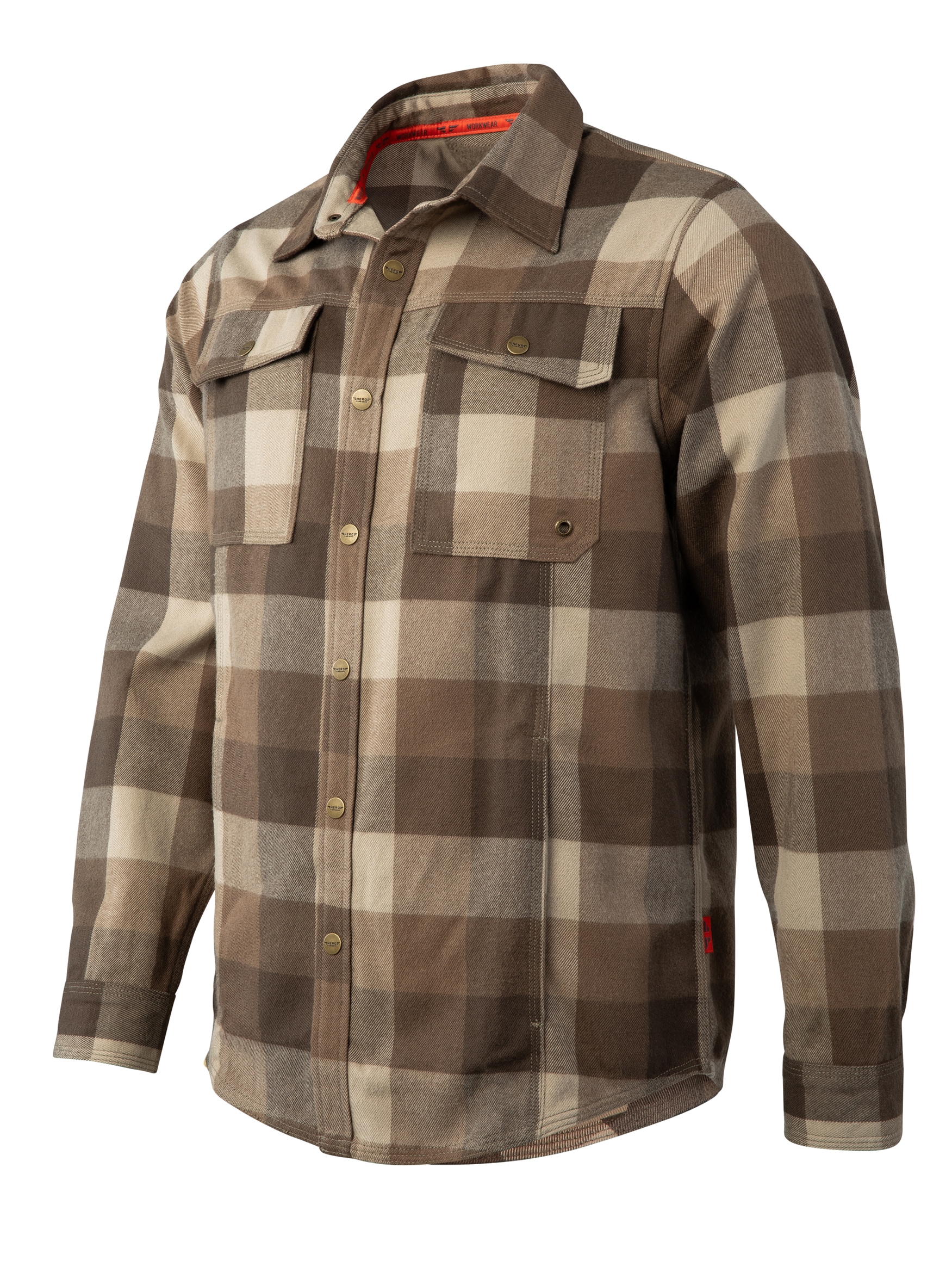 HERO by John Medoox Karohemd »Overshirt Workwear Arbeitshemd«, Arbeitshemd Funktionsqualität für Herren