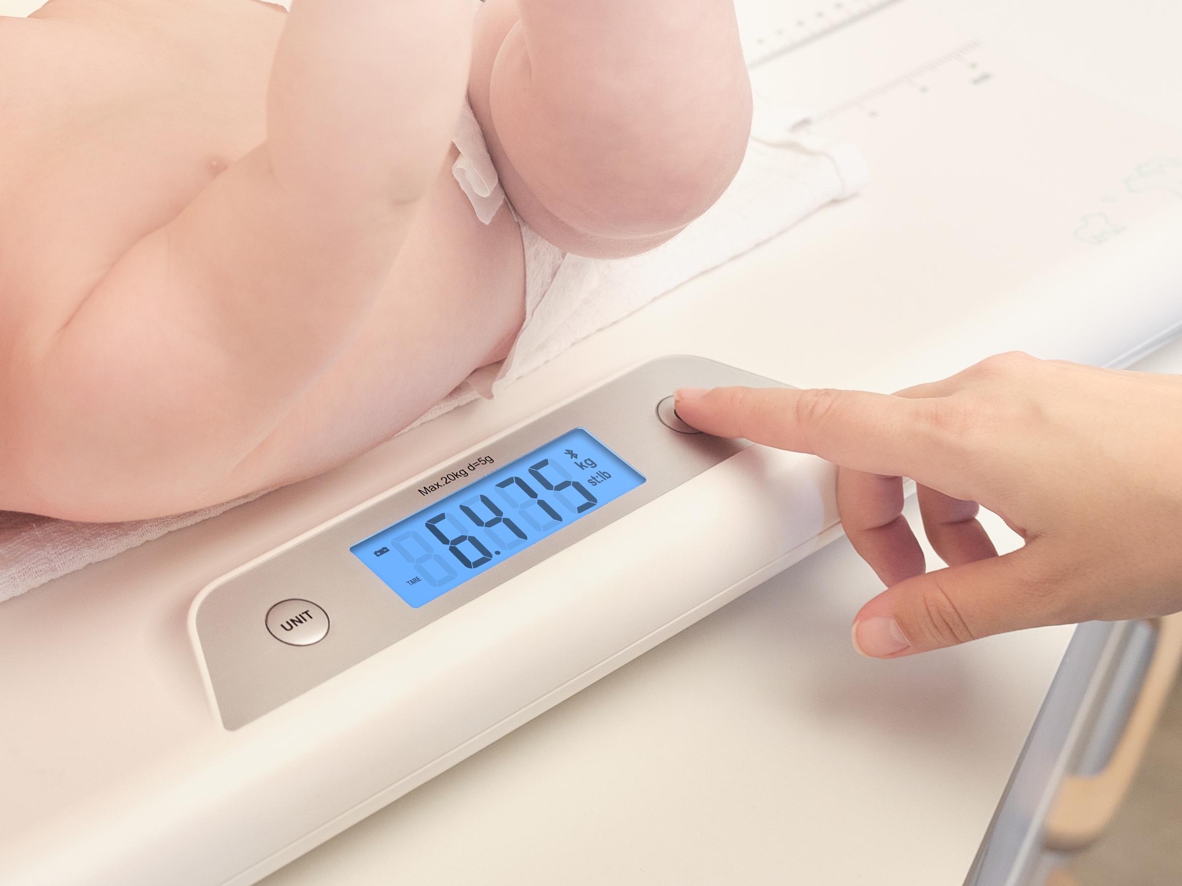eta Personenwaage »Babywaage ETA Mimi«, (1 tlg.), Gewichtskapazität bis zu 20 kg, Drahtlose Technologie