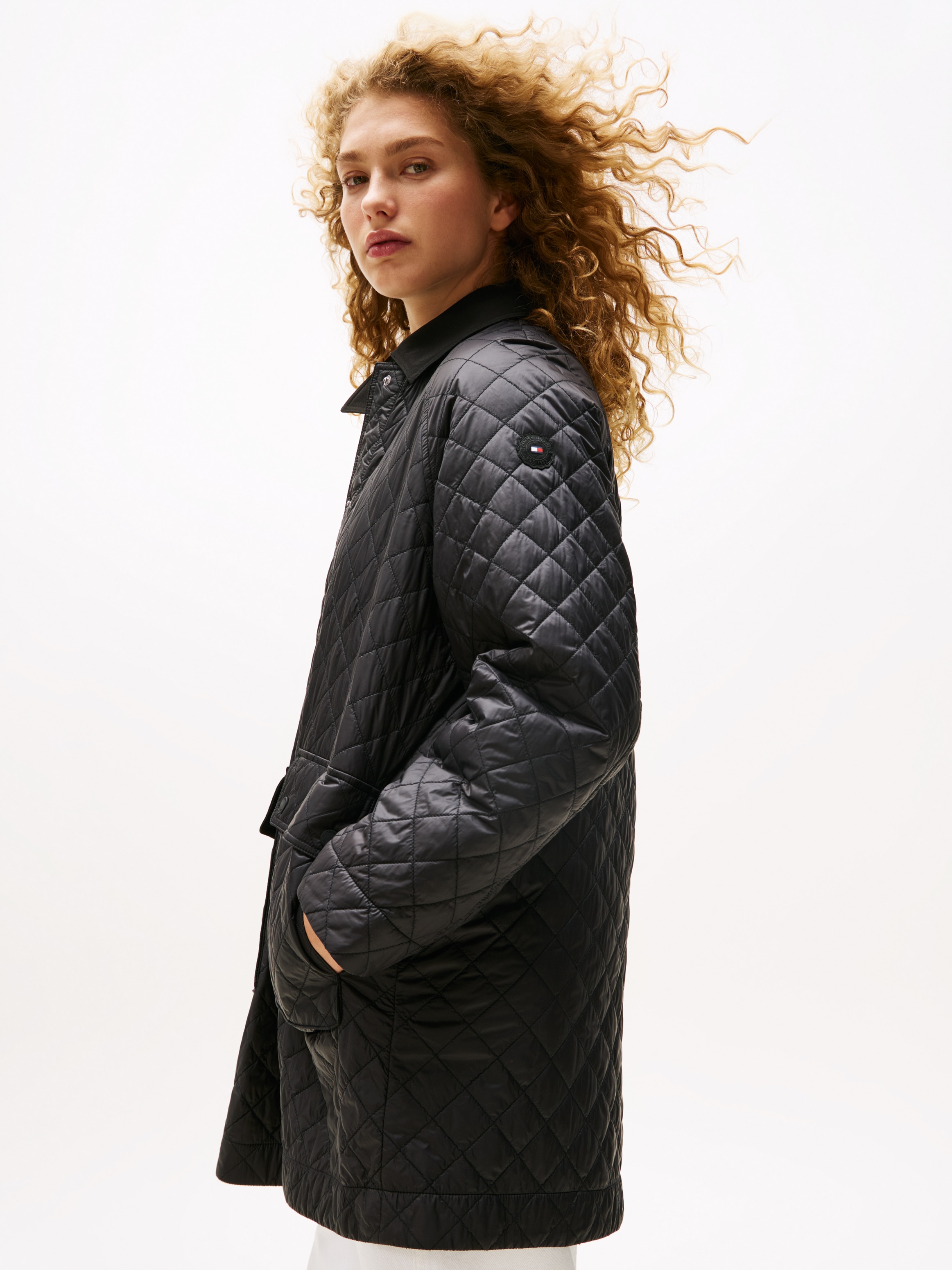 Tommy Hilfiger Kurzmantel »PADDED NYLON REG QUILTED COAT«