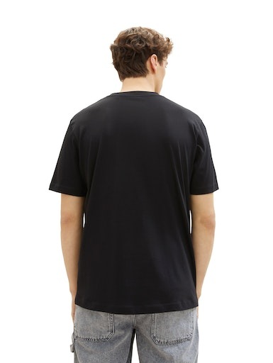 TOM TAILOR Denim T-Shirt »Crewneck« mit kleinem Logo-Print