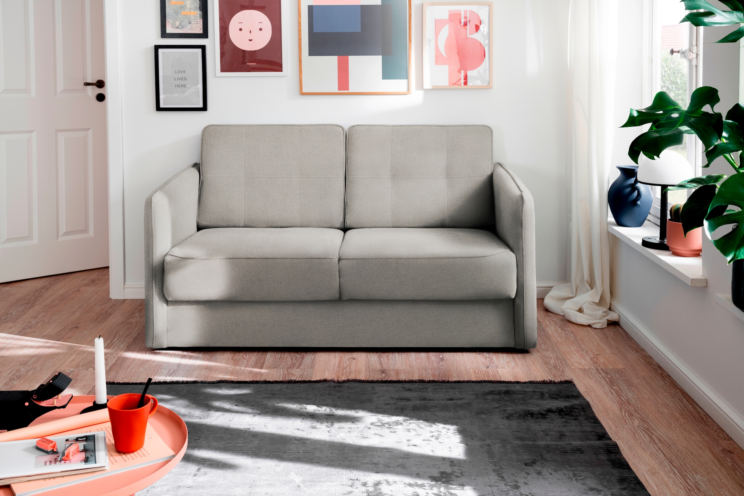 Home affaire Schlafsofa »Milano« zwei einzeln ausziehbare Liegefunktionen günstig online kaufen