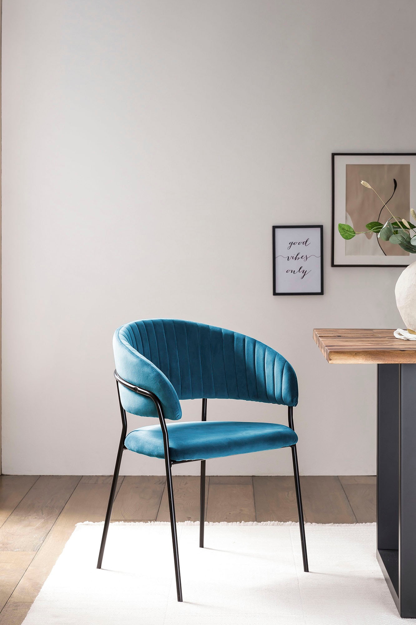 SalesFever Esszimmerstuhl »Idro Komfortabler Polsterstuhl« () 1 Stk.Abgerun günstig online kaufen