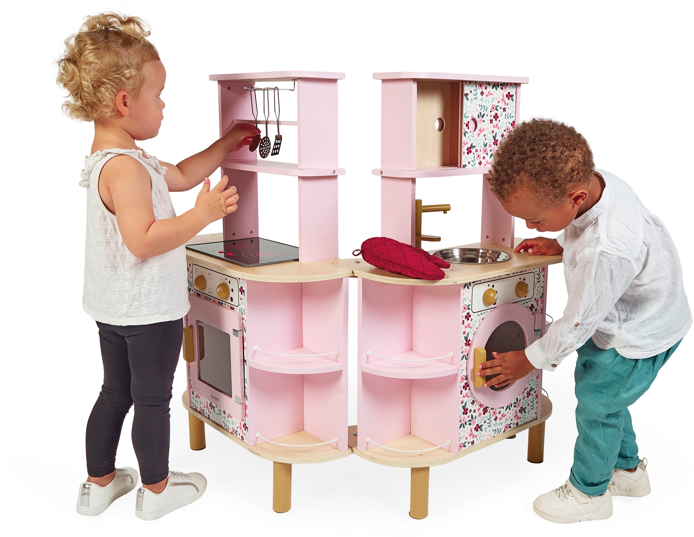 Janod Spielküche »Twist«, beiseitig bespielbar; mit Licht und Sound