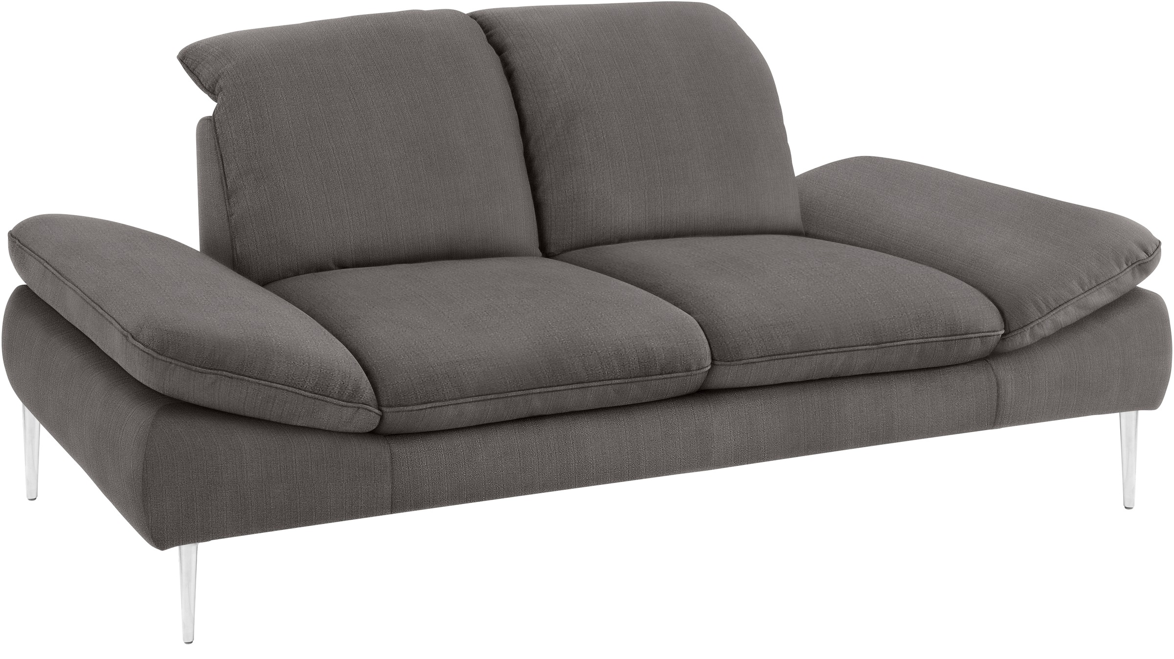 W.SCHILLIG 2,5-Sitzer »enjoy&MORE«, mit Sitztiefenverstellung, Füße Chrom glänzend, Breite 232 cm