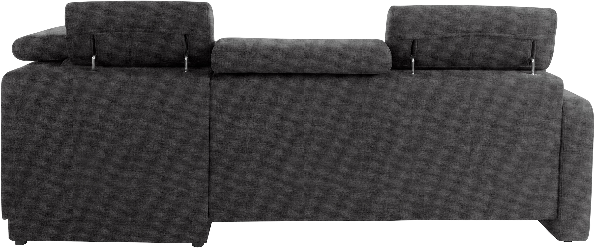 sit&more Ecksofa »Bologna L-Form«, Kopfteilverstellung, wahlweise mit Bettfunktion und Schubkasten