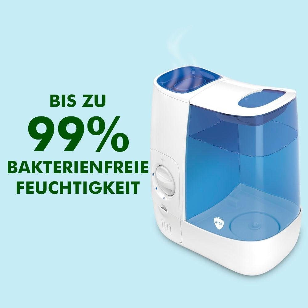 WICK Luftbefeuchter »WH845 Warmluft-Befeuchter«, 3,8 l Wassertank, bis zu 99 % bakterienfreie Feuchtigkeit