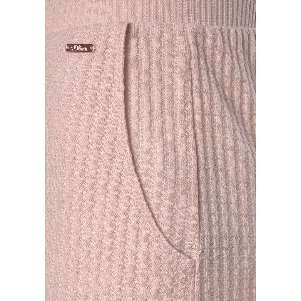 s.Oliver Loungehose, Loungewear, Loungeanzug