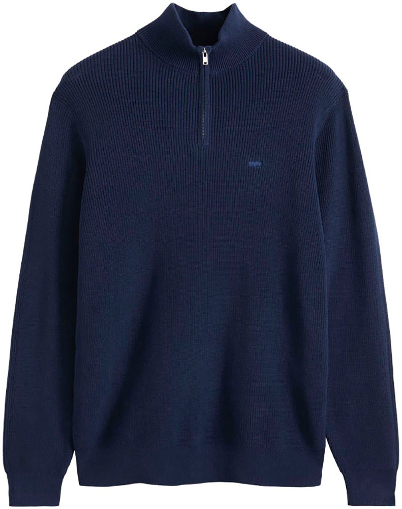 Levi's® Strickpullover »HM QUARTER ZIP SWEATER« mit Zipper und Struktur