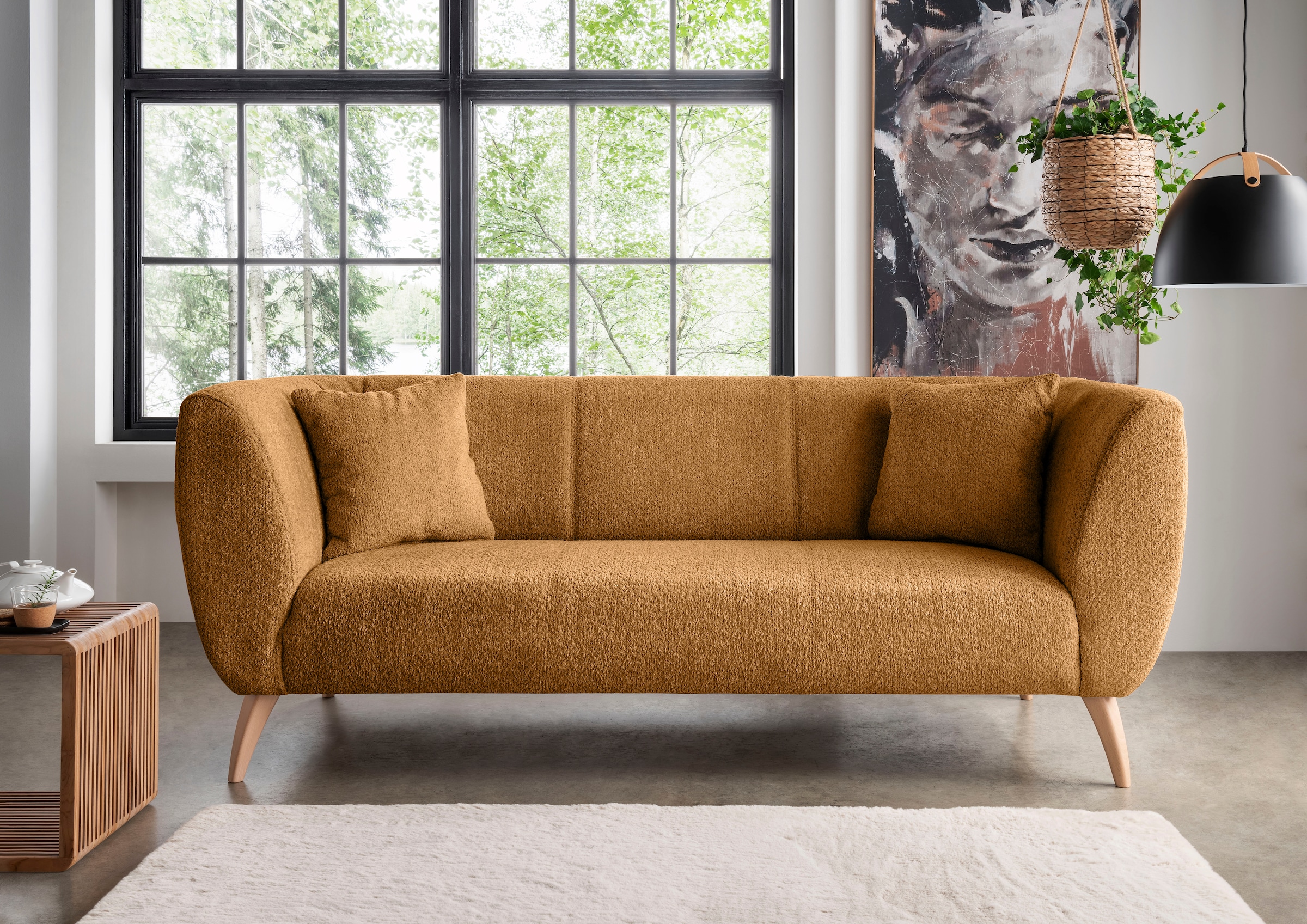 INOSIGN Polstergarnitur »Colori«, (Set, 2 tlg., 3-Sitzer und 2-Sitzer), auch als Loveseat erhältlich