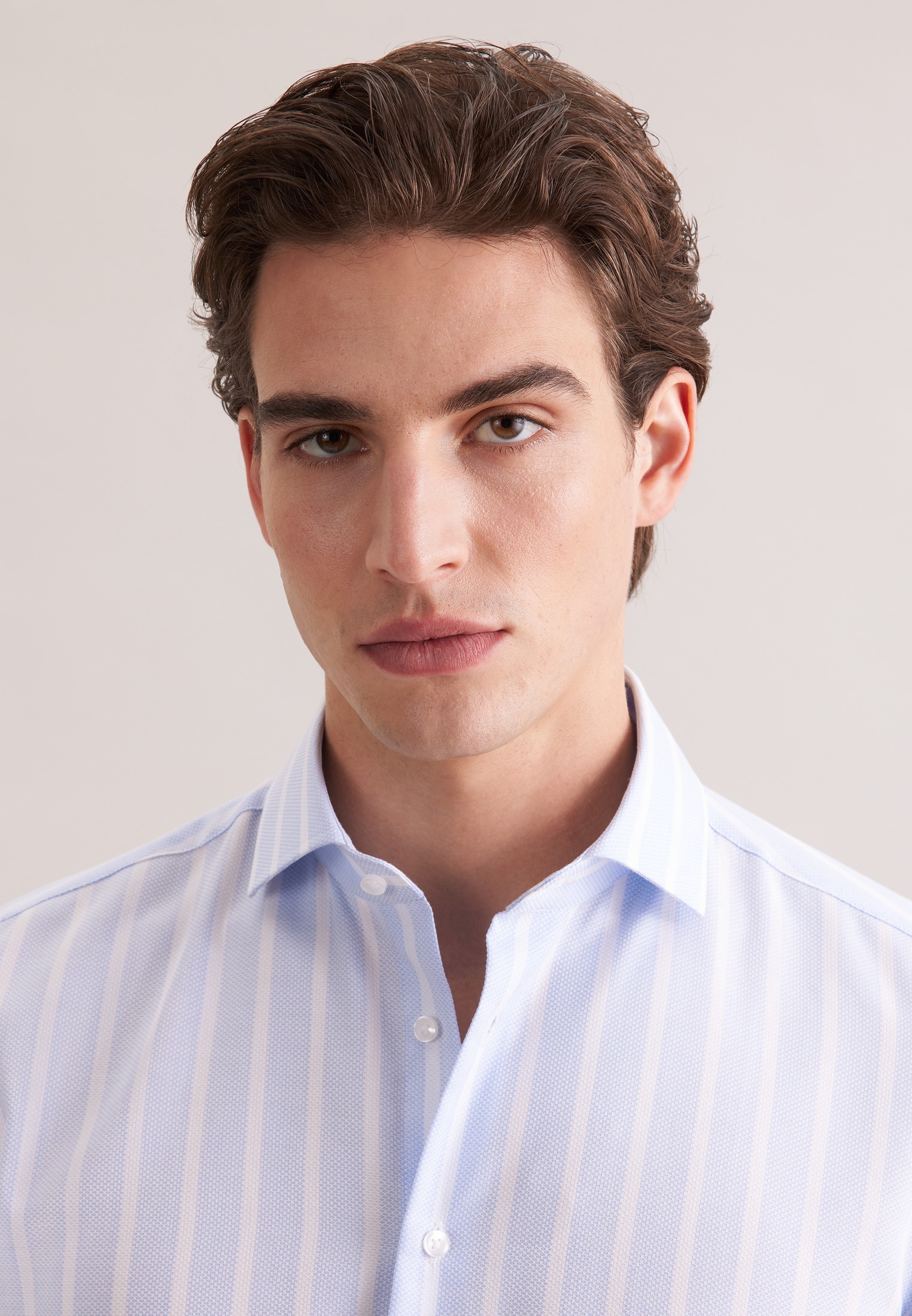 seidensticker Businesshemd »Schwarze Rose« Slim 1/1 Kentkragen Gestreift