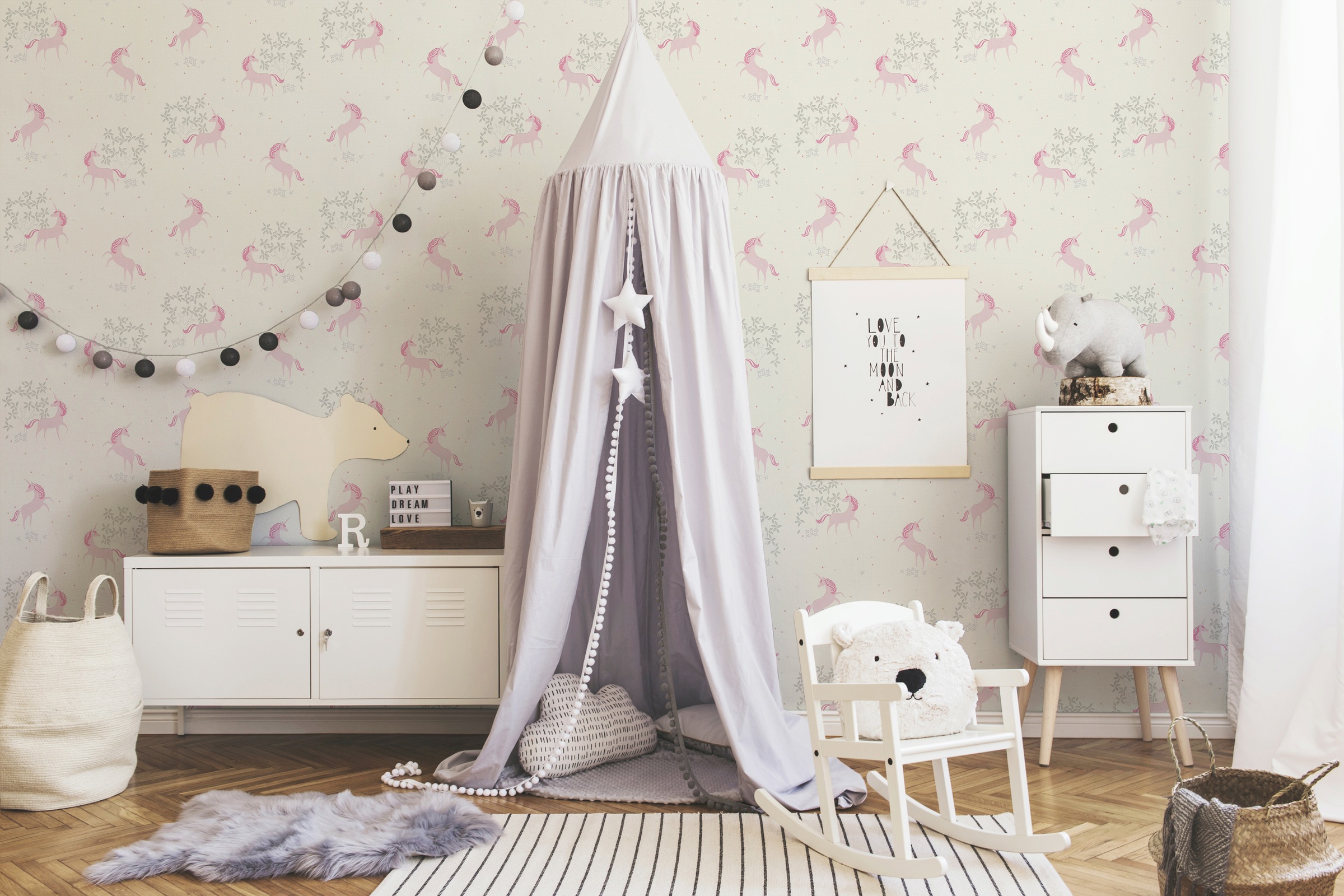 living walls Vliestapete »Boys & Girls«, Strukturmuster-gemustert-Motiv, Modern Tapete Kinder Tapeten Wohnzimmer Schlafzimmer Küche Design Büro