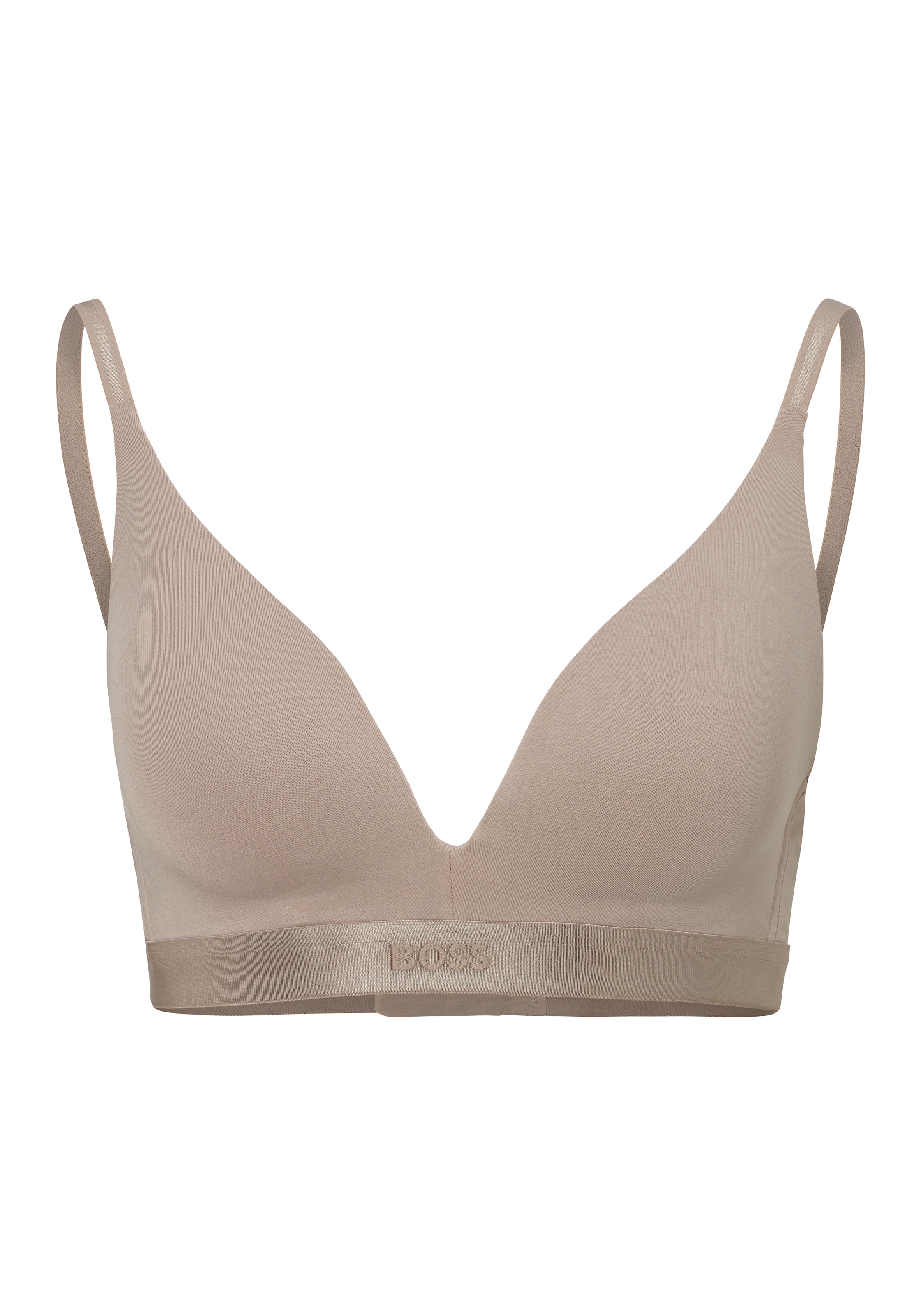 BOSS Triangel-BH »TRIANGLE PADDED BEA«, mit BOSS Schriftzug auf elastischen Bund