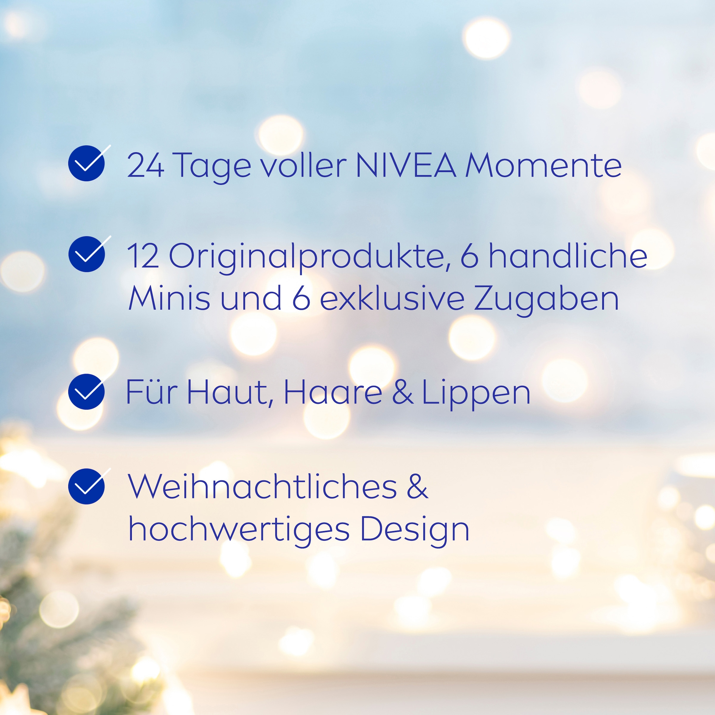 Nivea Kosmetik-Adventskalender »NIVEA Adventskalender 2026« ab 14 Jahren Pflege Geschenkset
