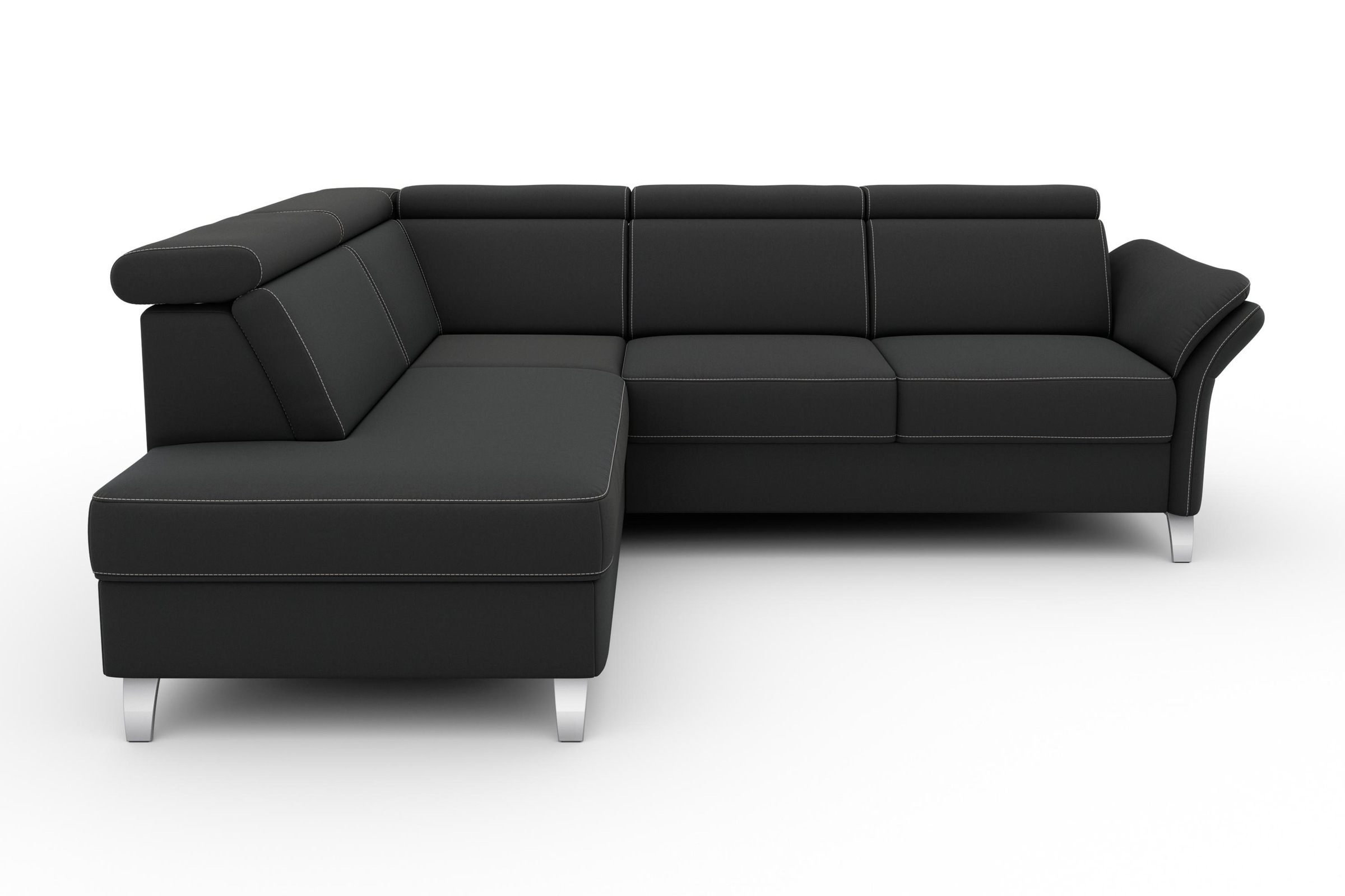 sit&more Ecksofa »Vincenzo L-Form«, inklusive Kopfteilverstellung, wahlweis günstig online kaufen