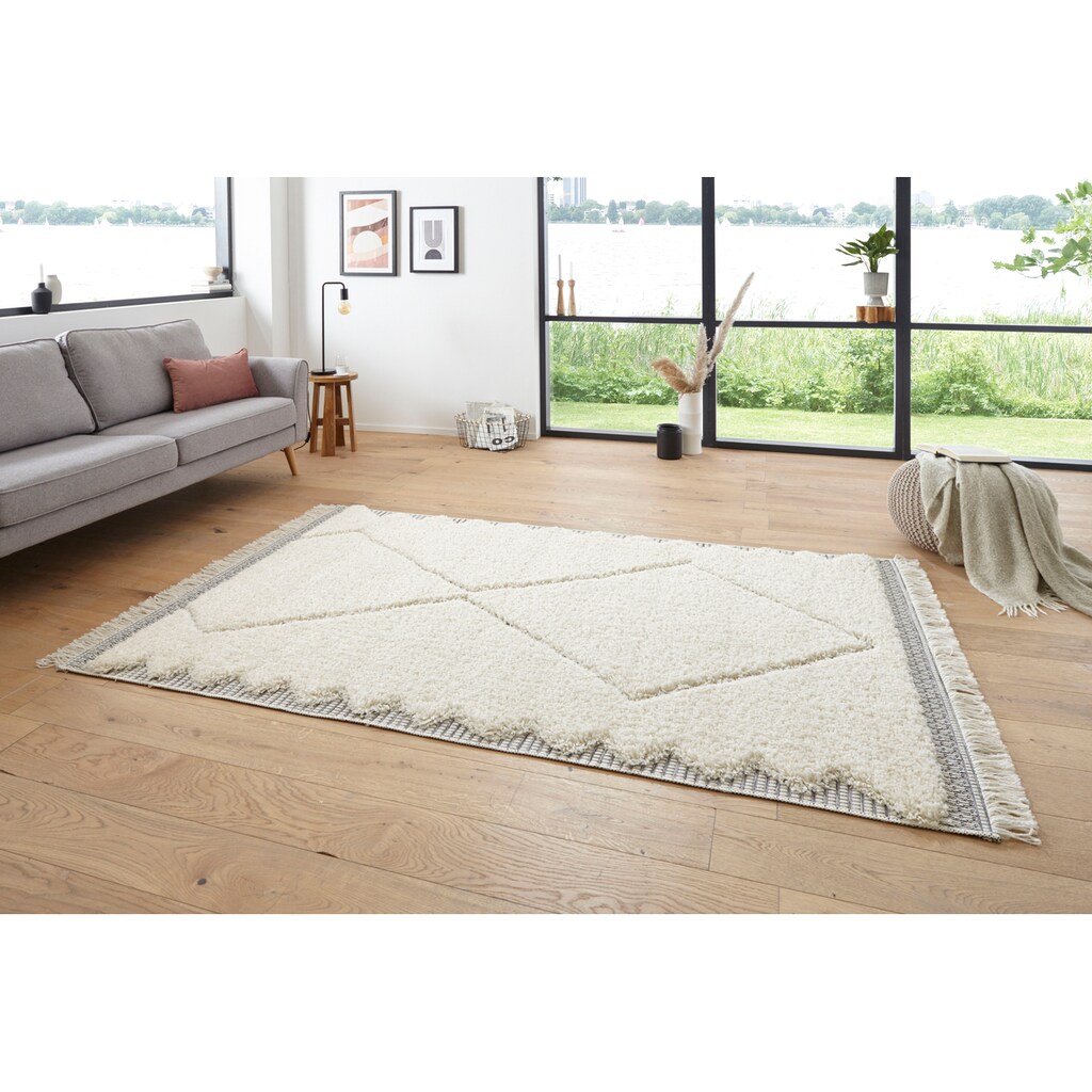 HANSE Home Hochflor-Teppich »Ciret«, rechteckig