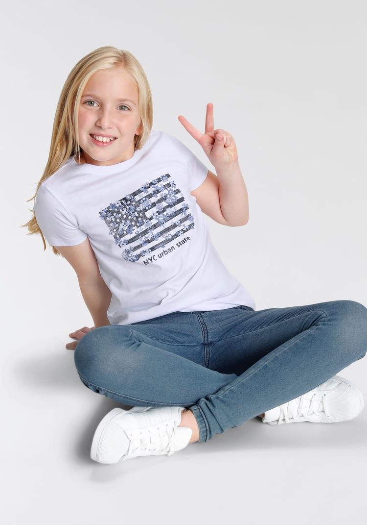 Zu erstaunlich niedrigen Preisen T-Shirts für Mädchen - jetzt kaufen aktuelle Modetrends online