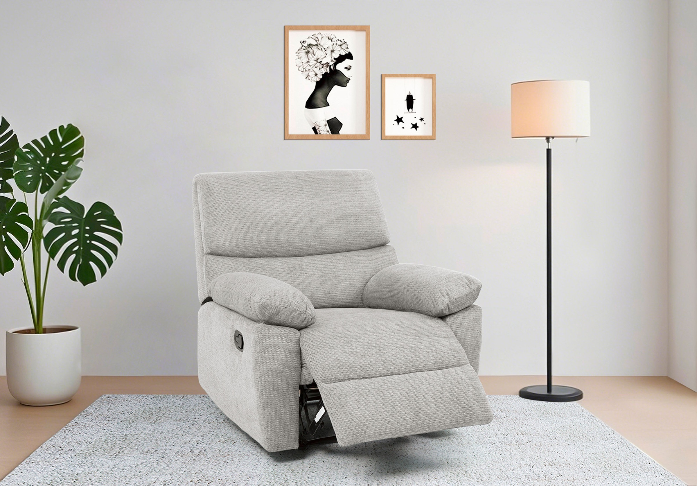 Home affaire Relaxsessel »LANNOY, TV-Sessel, elektr. o. manuelle Relaxfunkt günstig online kaufen