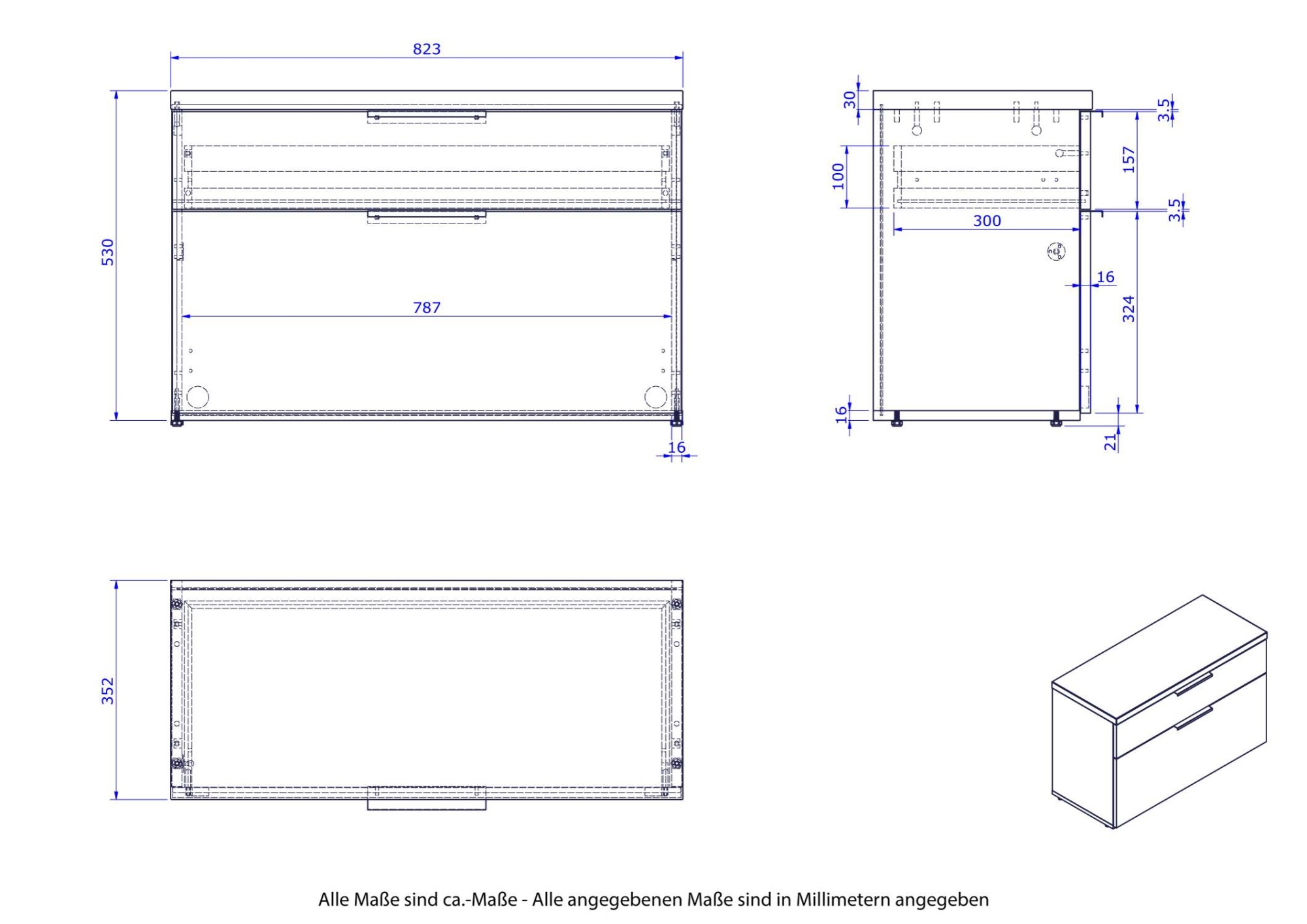 Composad Sitzbank »Schuhbank, Schuhschrankbank«, (1 St.), Mit 1 Schublade und 1 Klapptür
