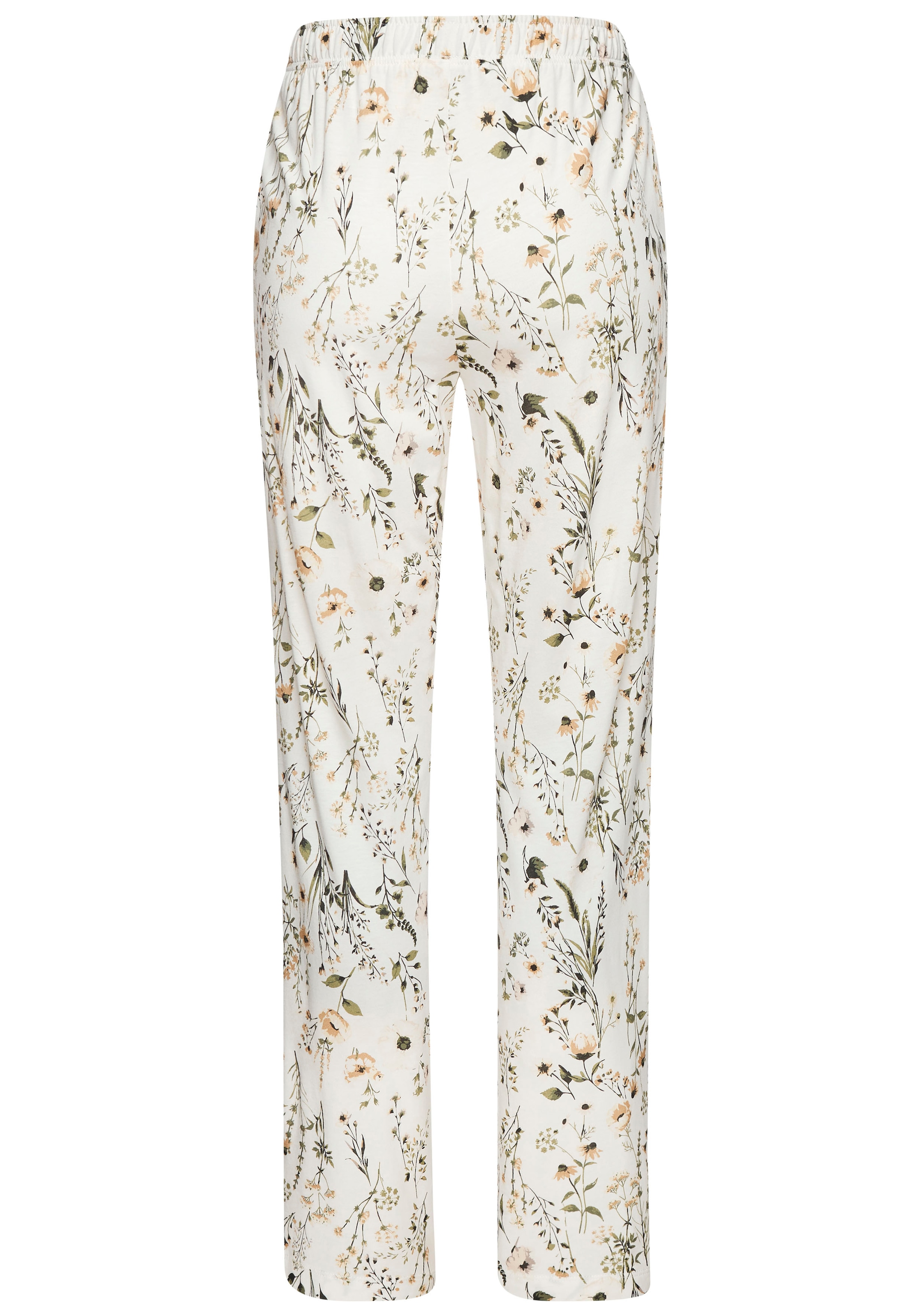 LASCANA Pyjama 2-teilig, 2 tlg. mit schönem Blumenmuster