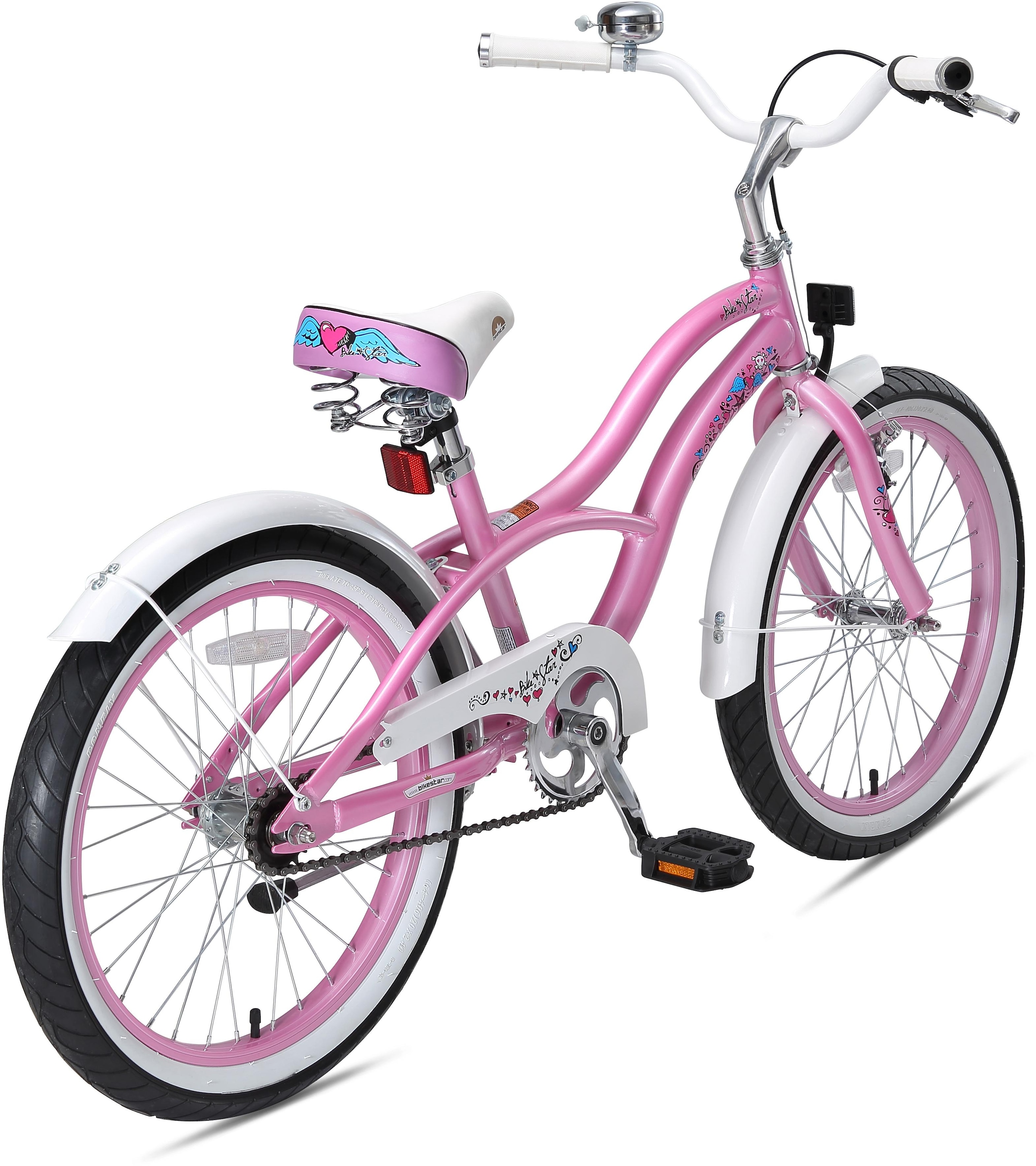Bikestar Jugendfahrrad »Cruiser«, 1 Gang, für Damen