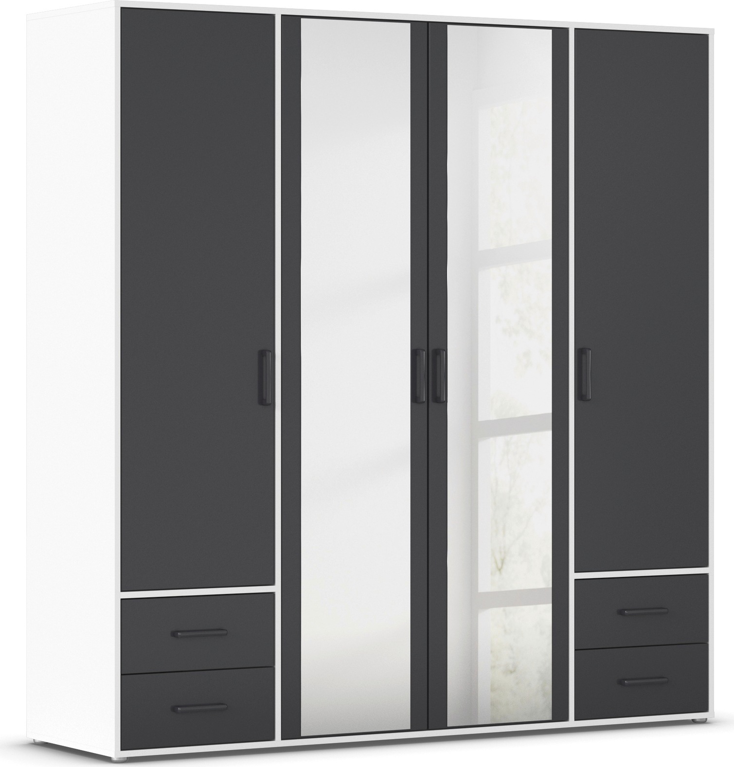 rauch Drehtürenschrank »Kleiderschrank Schrank Garderobe Wäscheschrank VOYA günstig online kaufen