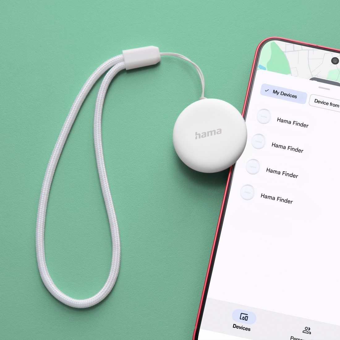 Hama GPS-Tracker »Schlüsselfinder für Android „Mein Gerät finden“-App (Bluetooth, Alarm)«, AirTag Alternative, Tracker