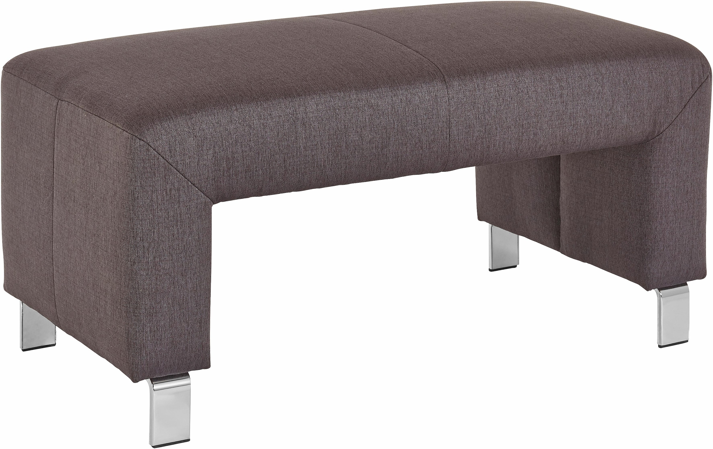 exxpo - sofa fashion Polsterhocker »Intenso, Hocker, modern, wahlweise in Leder oder Textil«, hohe Bodenfreiheit, frei im Raum stellbar, hoher Sitzkomfort