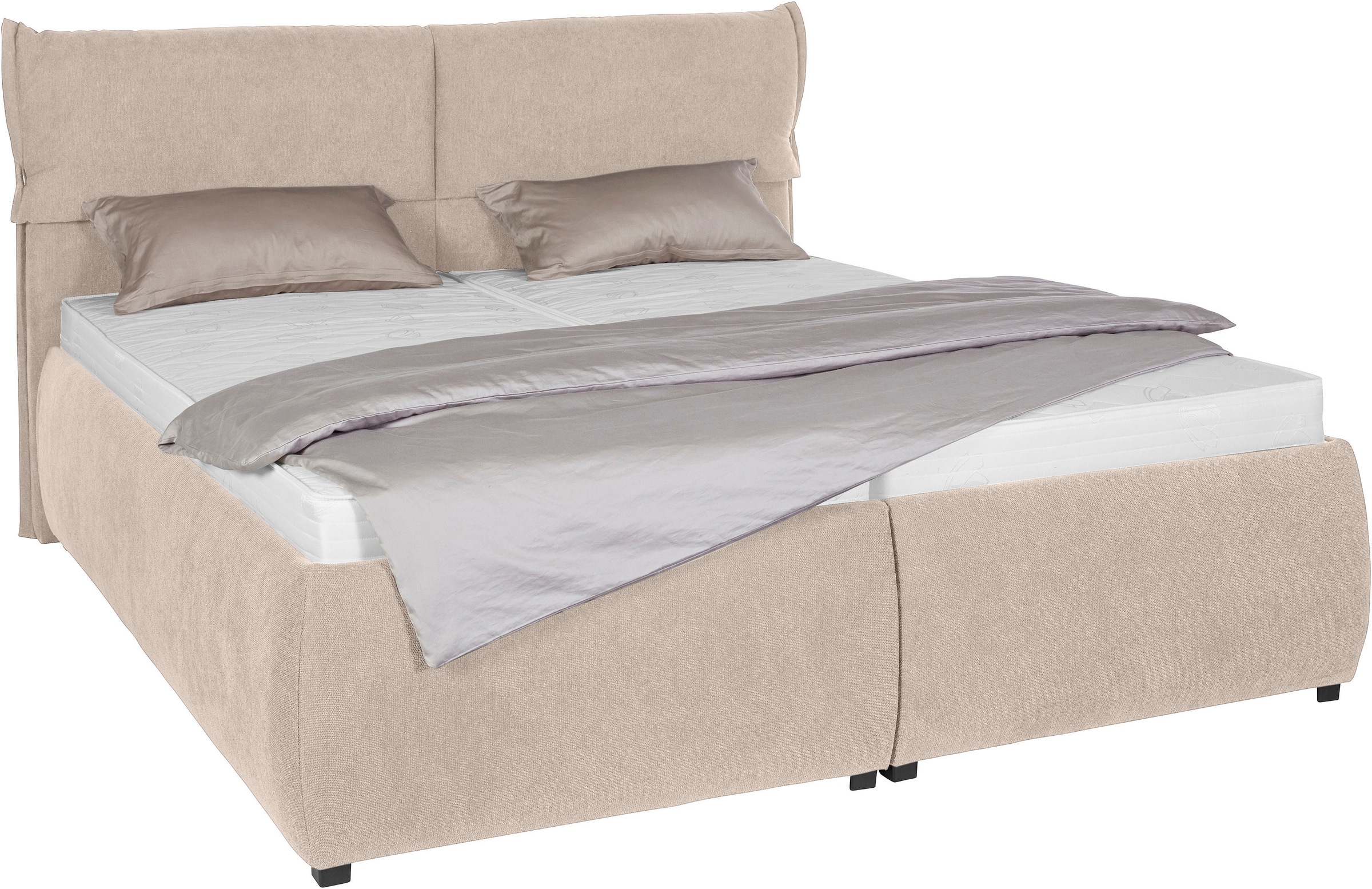 andas Polsterbett »Jenson« als Bettgestell oder mit 3 Matratzenarten und Hä günstig online kaufen