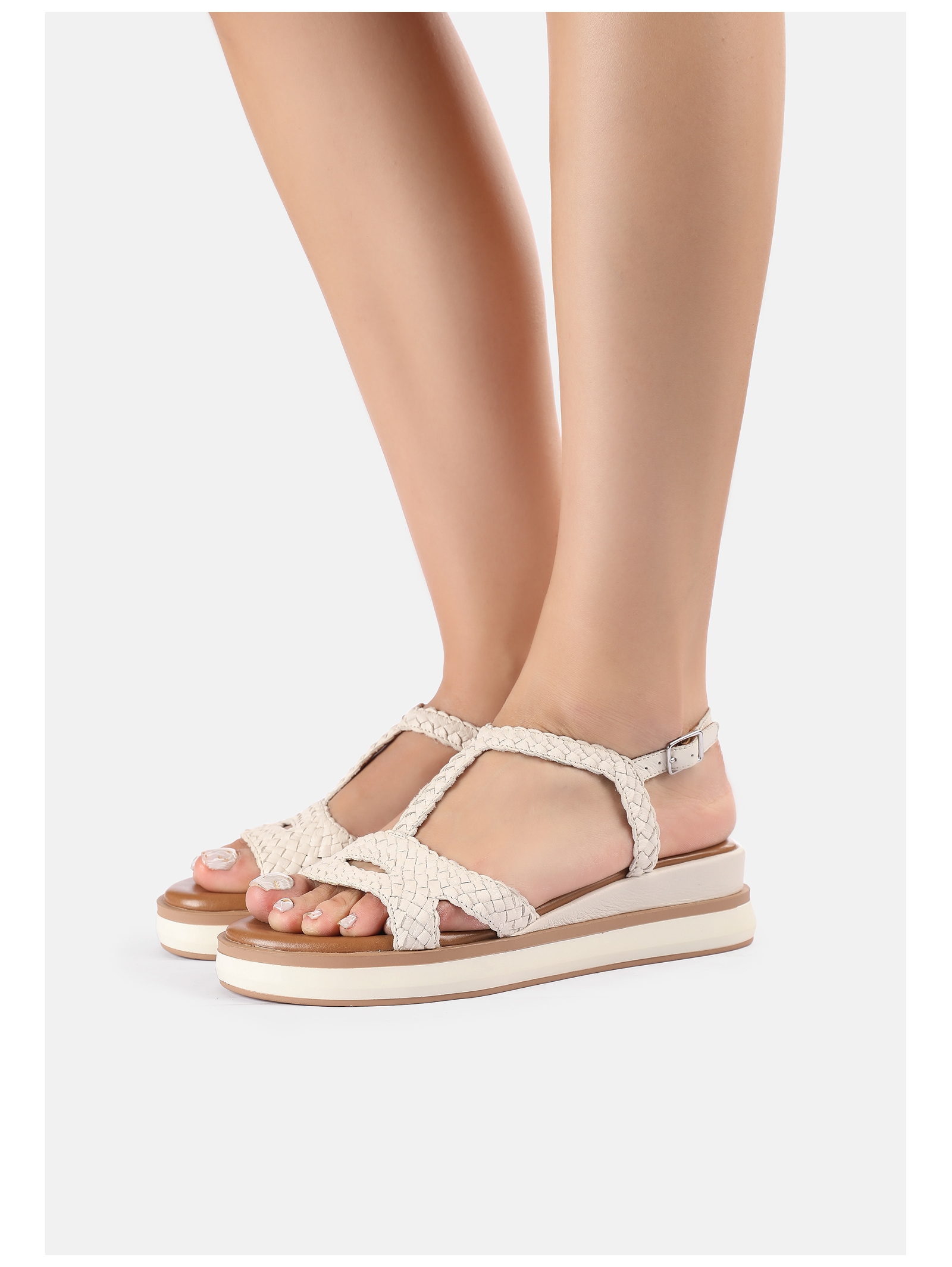 INUOVO Keilsandalette »INUOVO Sandalen Leder«