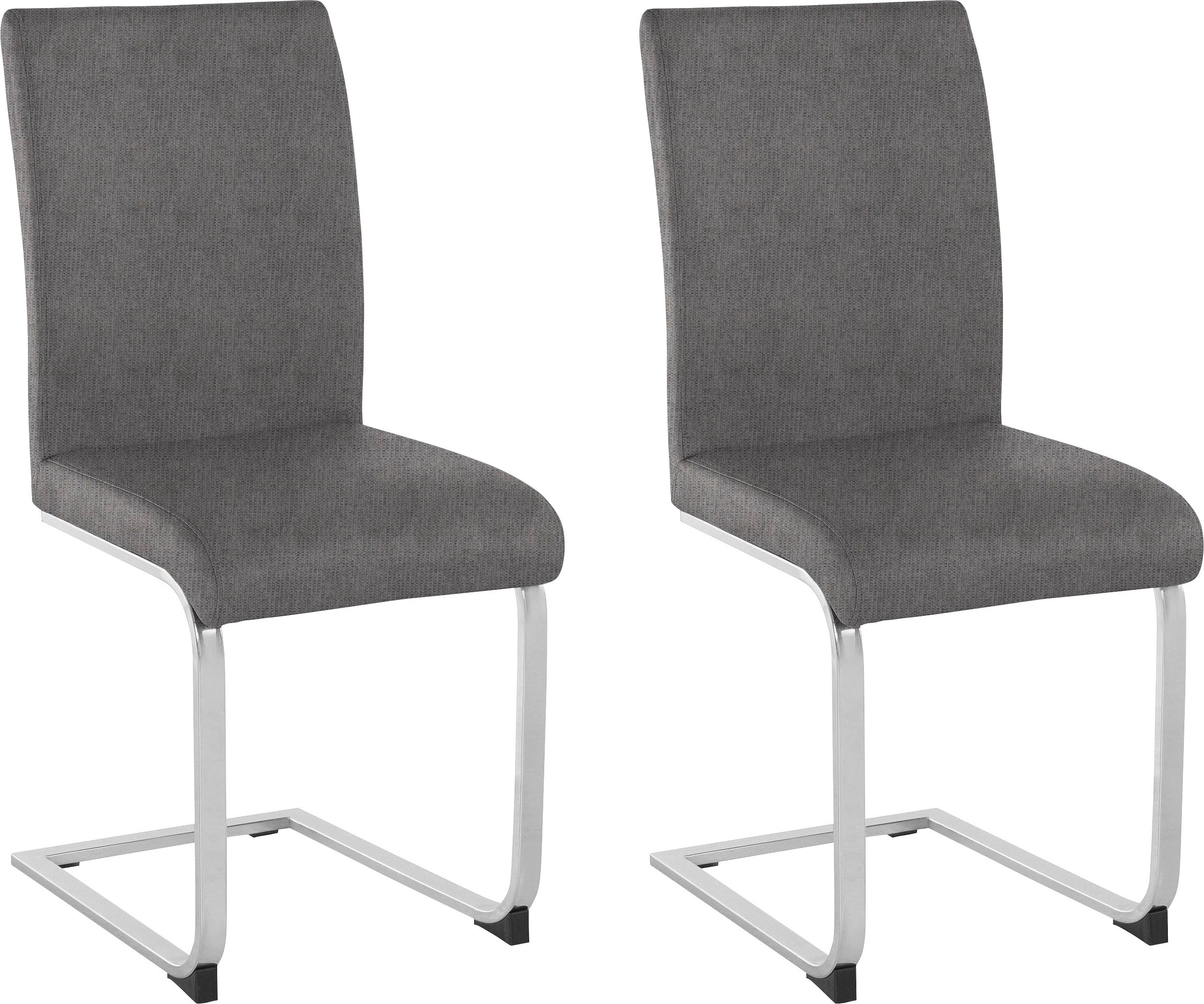 Home affaire Freischwinger »Charissa«, (Set), 2 St., Strukturstoff, Bezug i günstig online kaufen