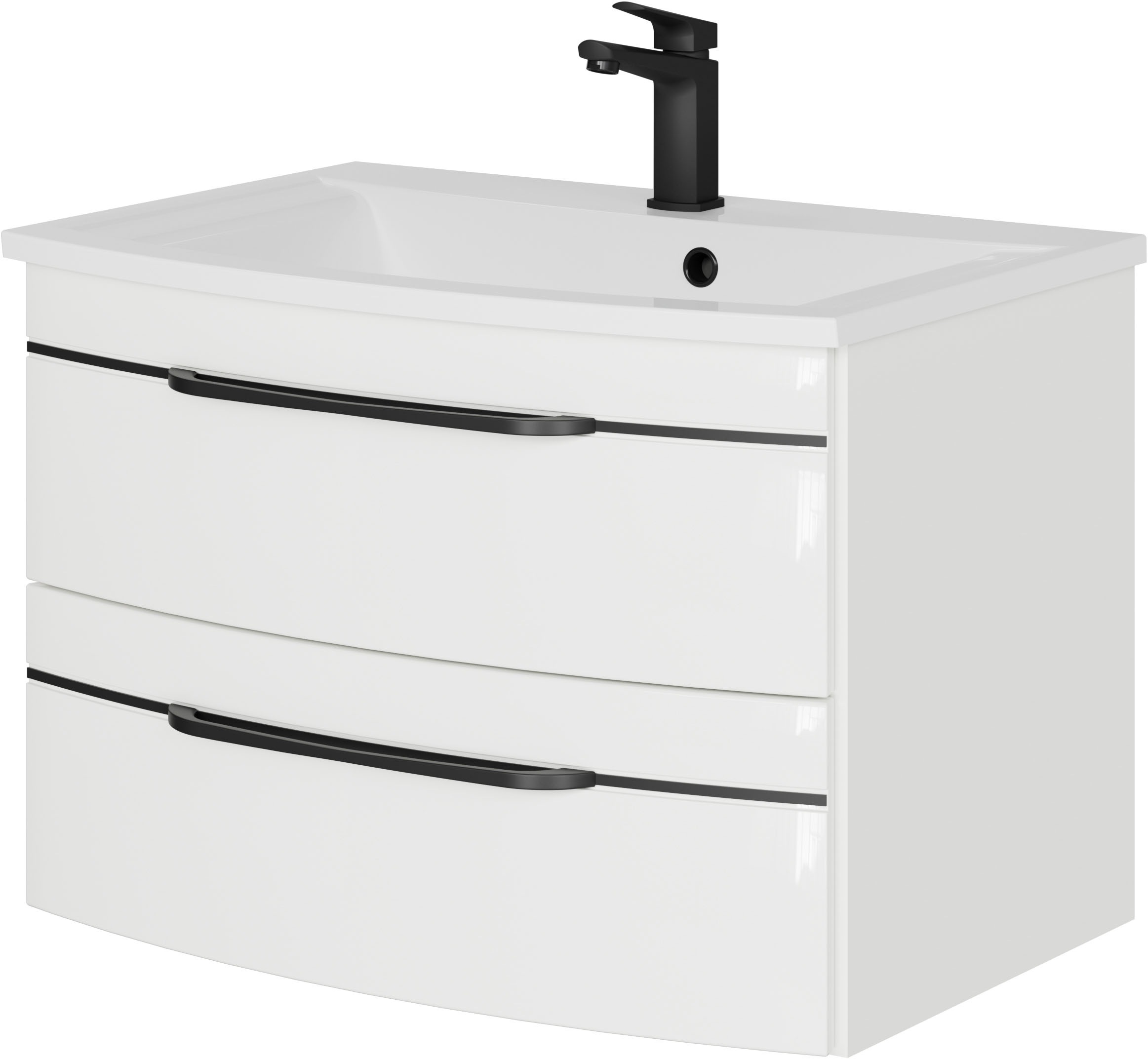Saphir Waschtisch »Serie 7045 Mineralmarmor-Waschtisch und Unterschrank, 71 günstig online kaufen
