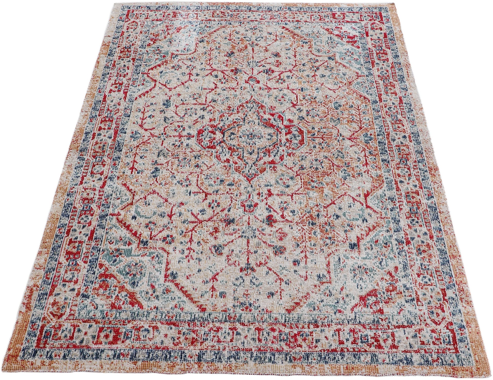 carpetfine Teppich »Noah_2«, rechteckig, 3 mm Höhe, Orient Vintage Look