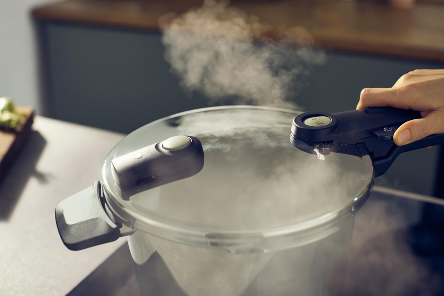 Fissler Schnellkochtopf »Vitaquick®Elemental Dampfkochtopf Premium Drucktopf« 1 tlg. Edelstahl 18/10