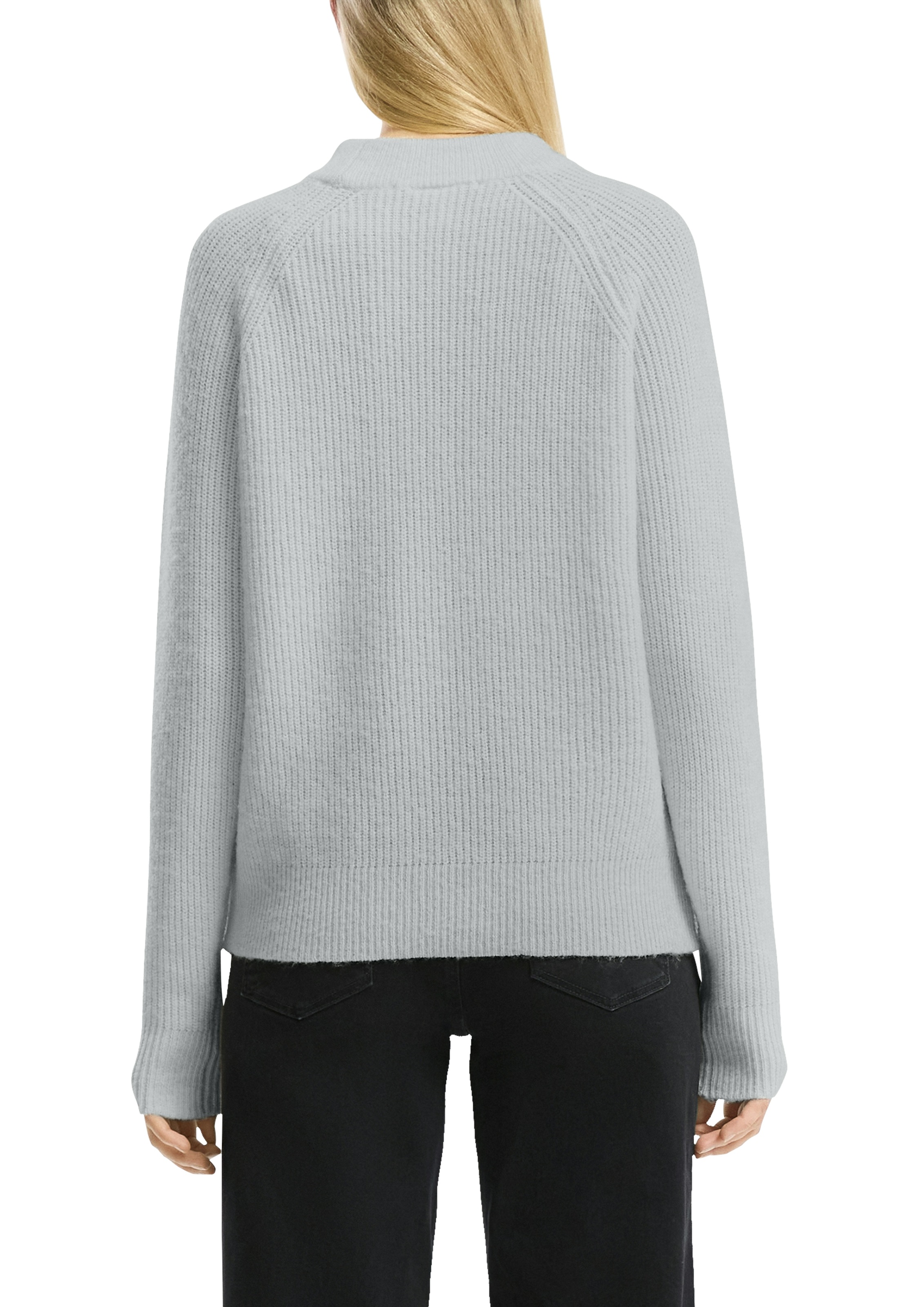 QS Strickpullover mit Stehkragen