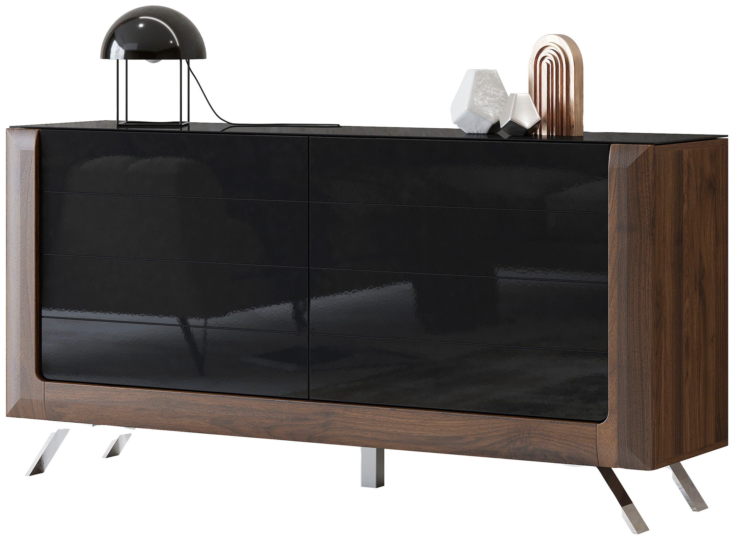 Leonique Sideboard »Kasai«, Breite 160,5 cm, mit 2 Türen